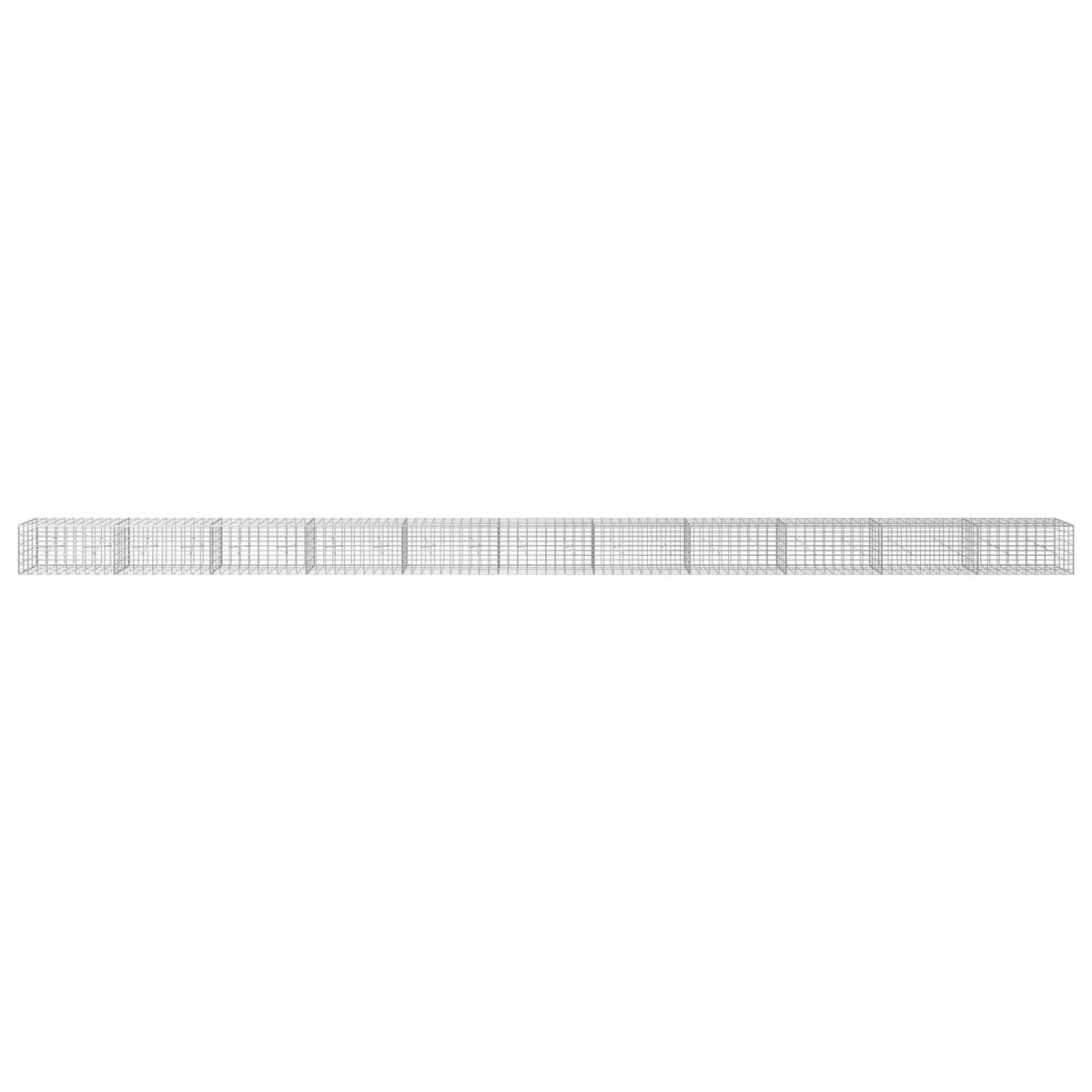 Gabionas su 5 mm Viela ir 5x10 cm Tinkleliu 1100x20x50 cm