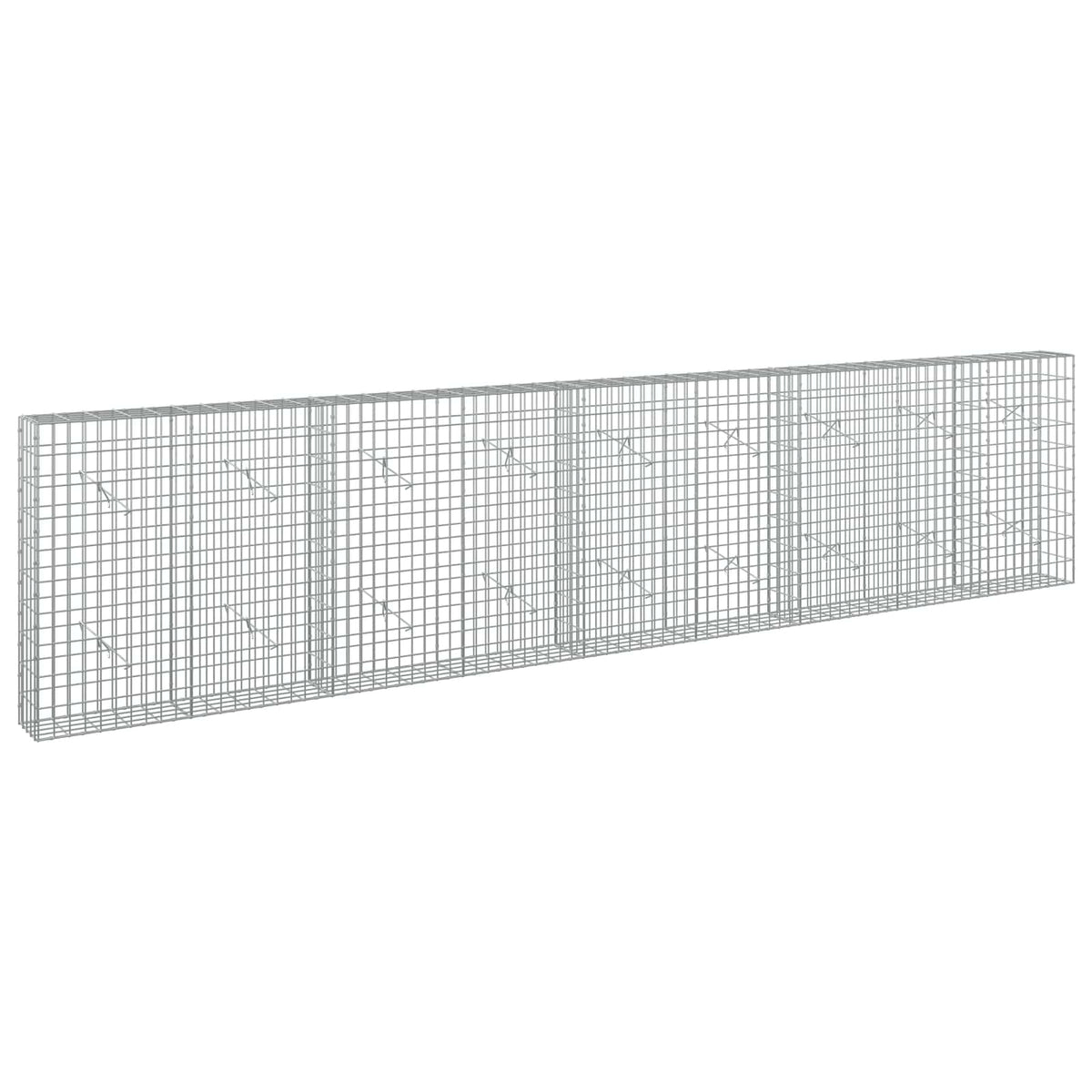 Gabionas su 5 mm Viela ir 5x10 cm Tinkleliu 450x20x100 cm