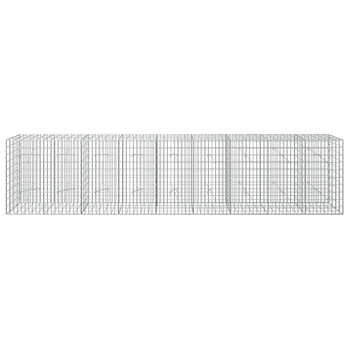 Gabionas su 5 mm Viela ir 5x10 cm Tinkleliu 450x20x100 cm