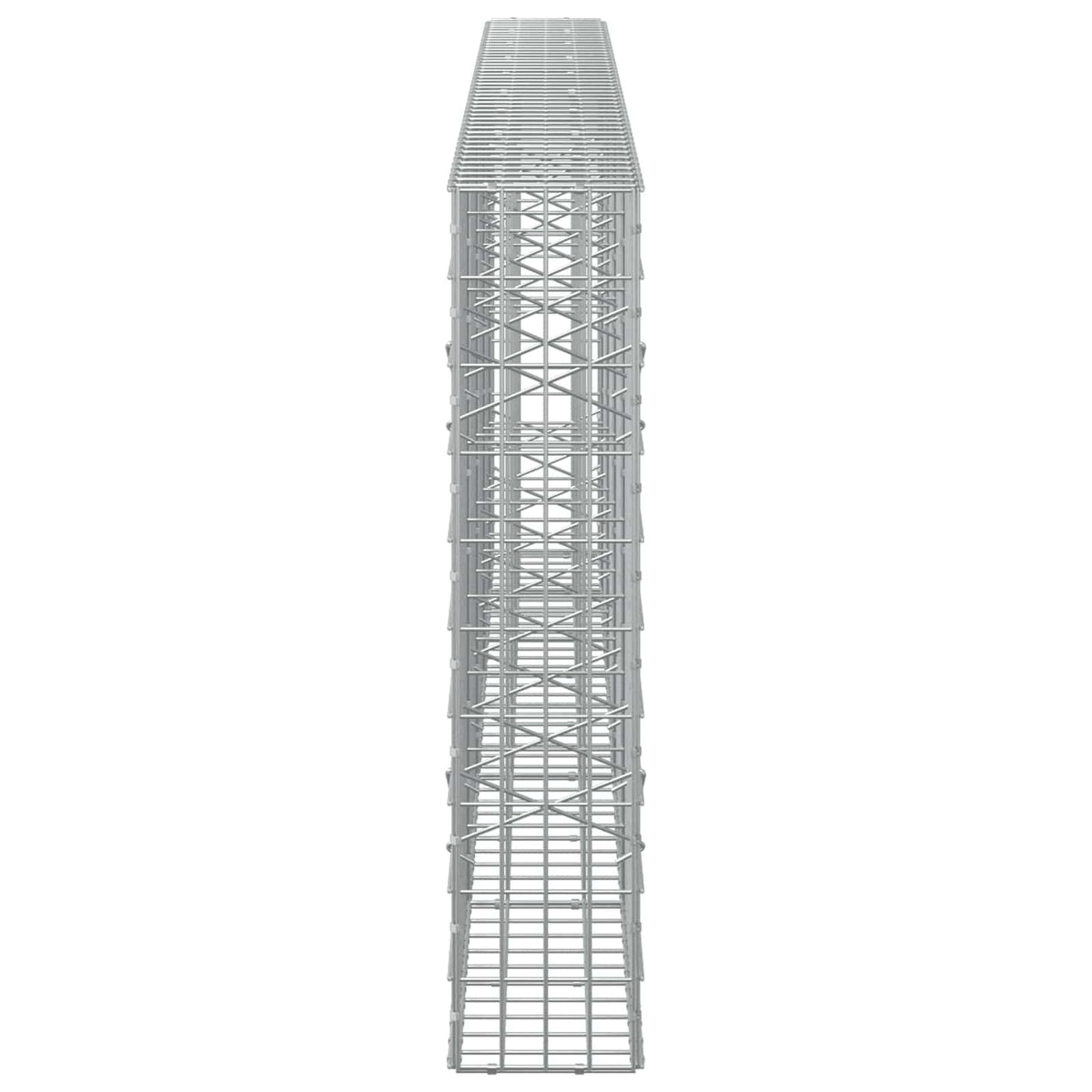 Gabionas su 5 mm Viela ir 5x10 cm Tinkleliu 450x20x100 cm