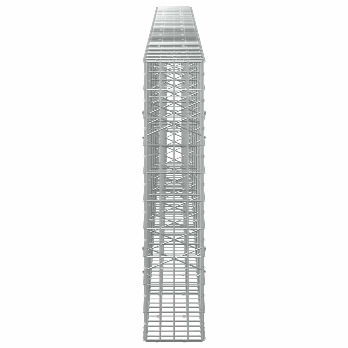 Gabionas su 5 mm Viela ir 5x10 cm Tinkleliu 600x20x100 cm