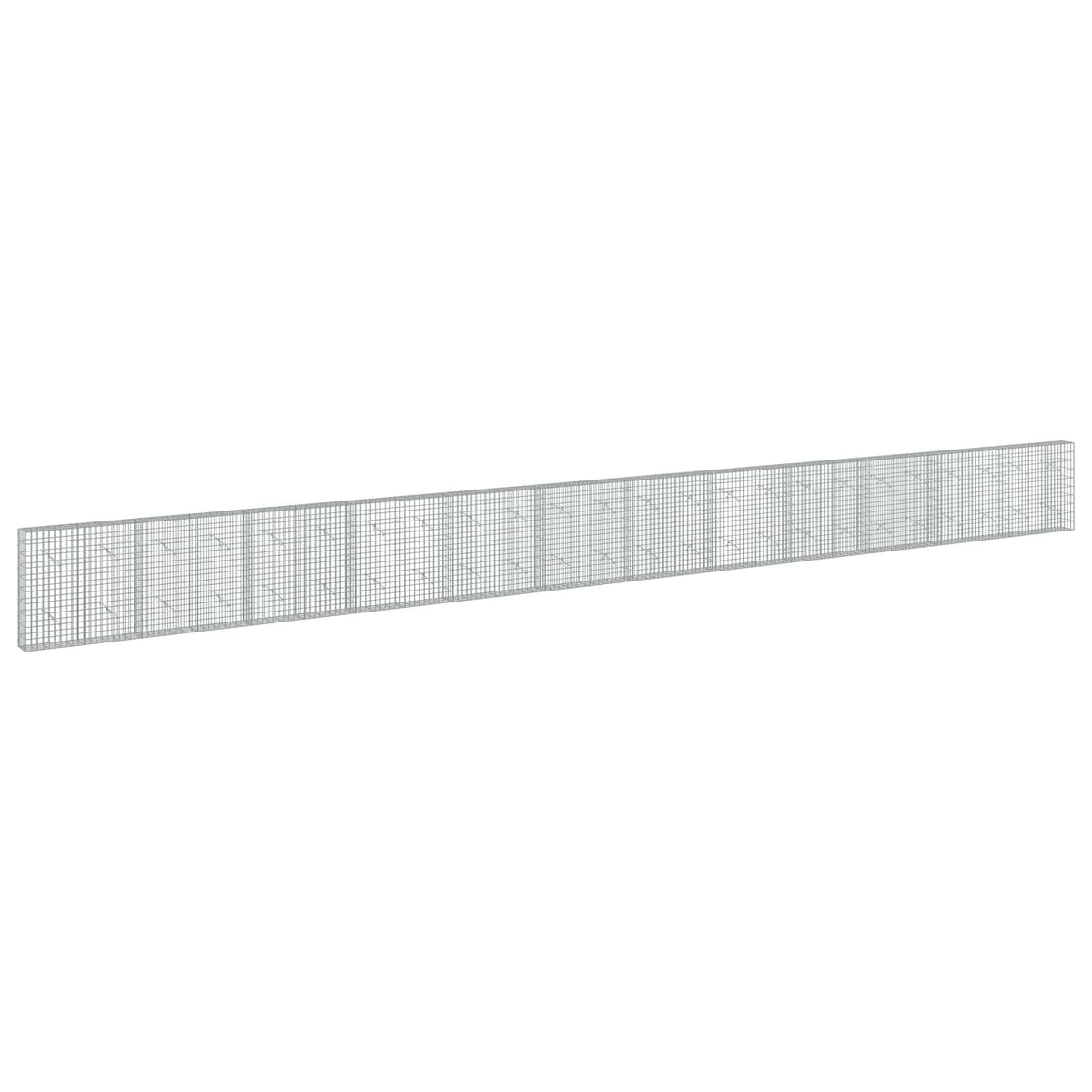 Gabionas su 5 mm Viela ir 5x10 cm Tinkleliu 1200x20x100 cm