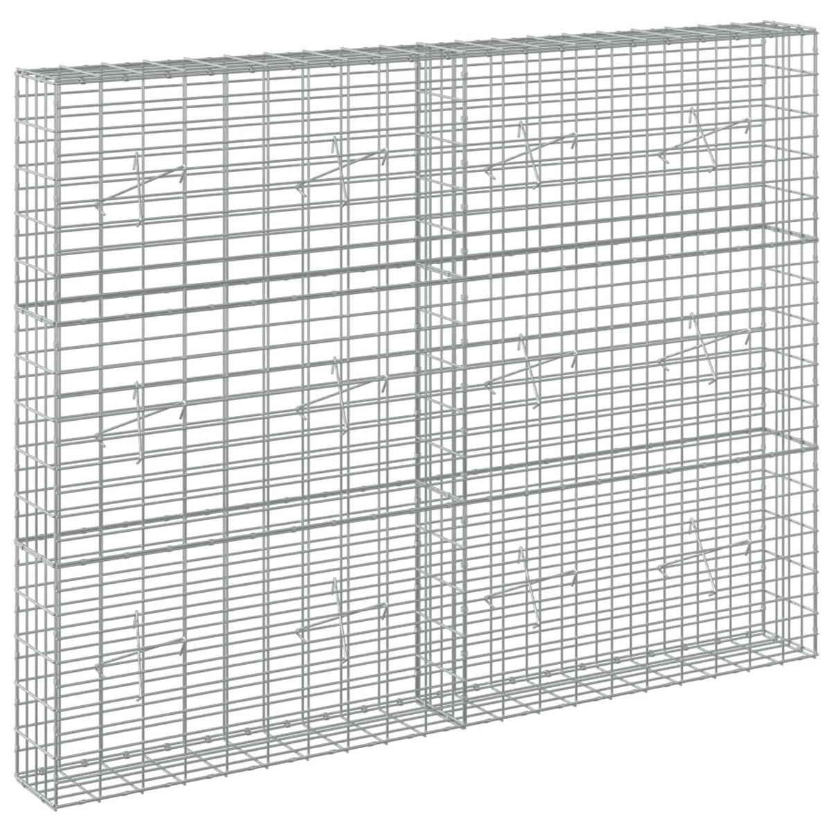 Gabionas su 5 mm Viela ir 5x10 cm Tinkleliu 200x20x150 cm