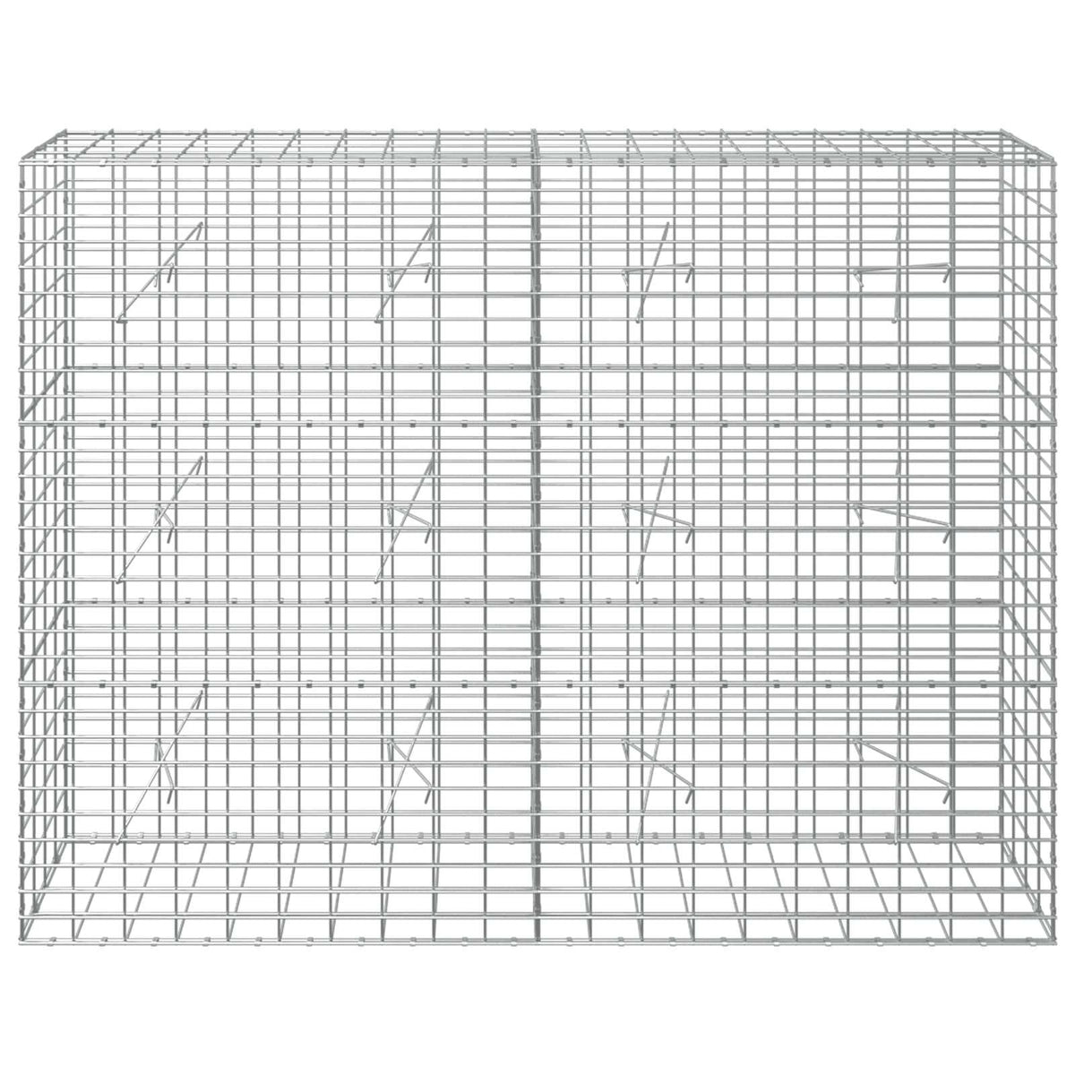 Gabionas su 5 mm Viela ir 5x10 cm Tinkleliu 200x20x150 cm