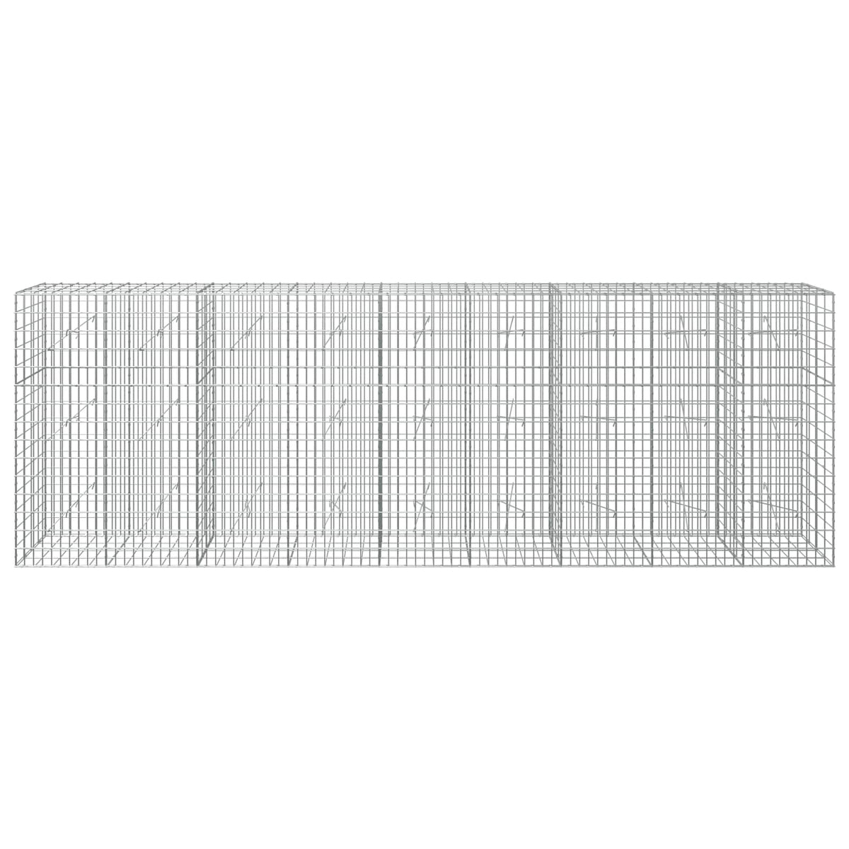 Gabionas su 5 mm viela ir 5x10 cm tinkleliu 450x20x150 cm