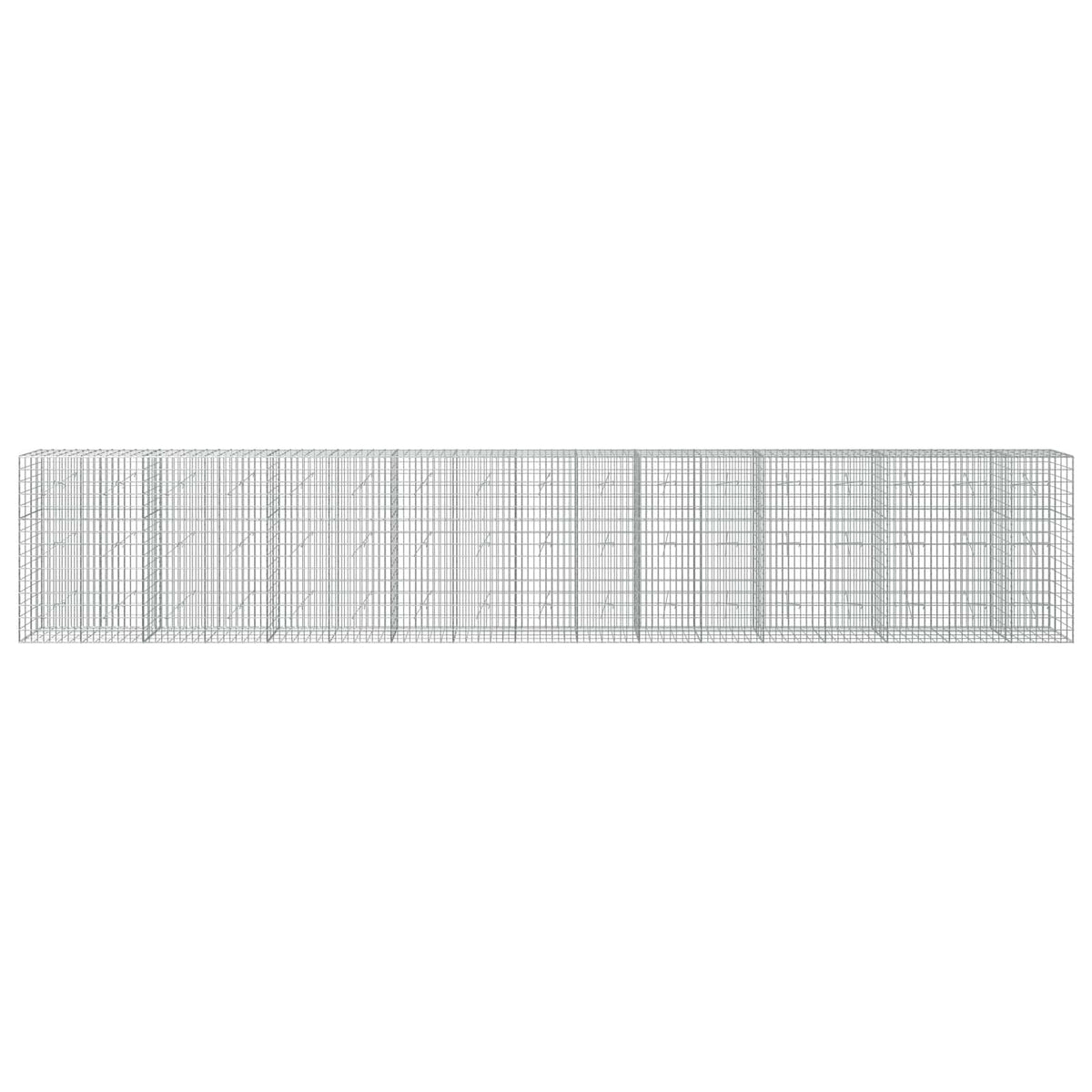 Gabionas su 5 mm viela ir 5x10 cm tinkleliu 850x20x150 cm