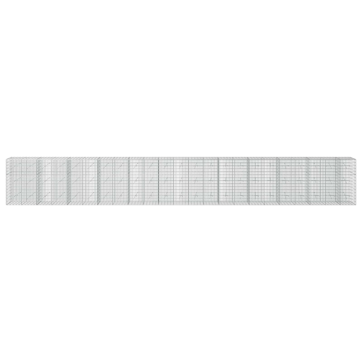 Gabionas su 5 mm viela ir 5x10 cm tinkleliu 1150x20x150 cm