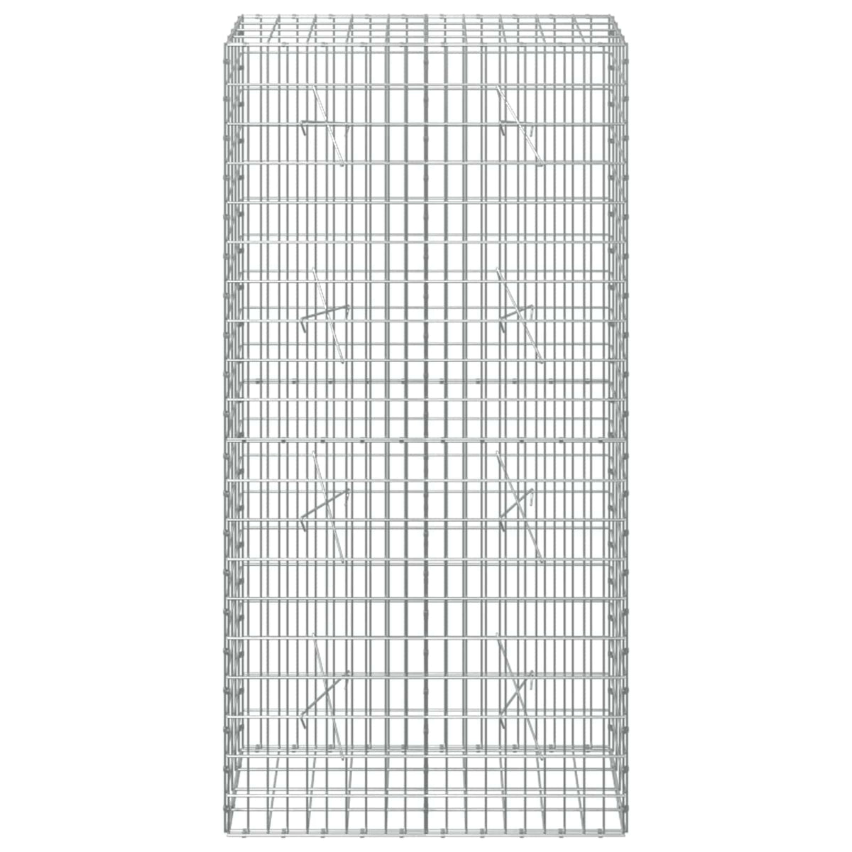 Gabionas su 5 mm Viela ir 5x10 cm Tinkleliu 100x20x200 cm