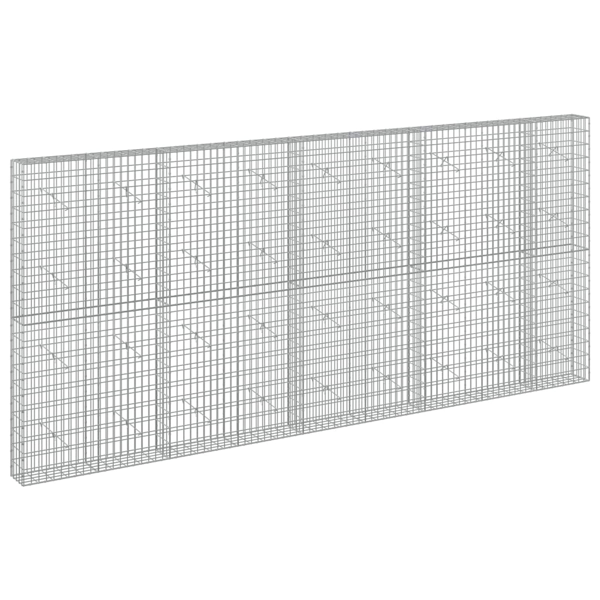 Gabionas su 5 mm Viela ir 5x10 cm Tinkleliu 450x20x200 cm