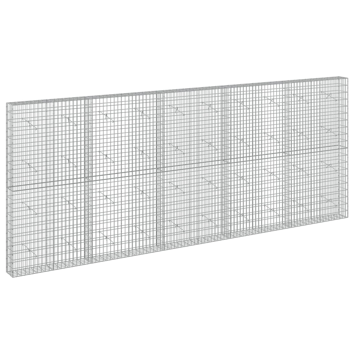 Gabionas su 5 mm Viela ir 5x10 cm Tinkleliu 500x20x200 cm