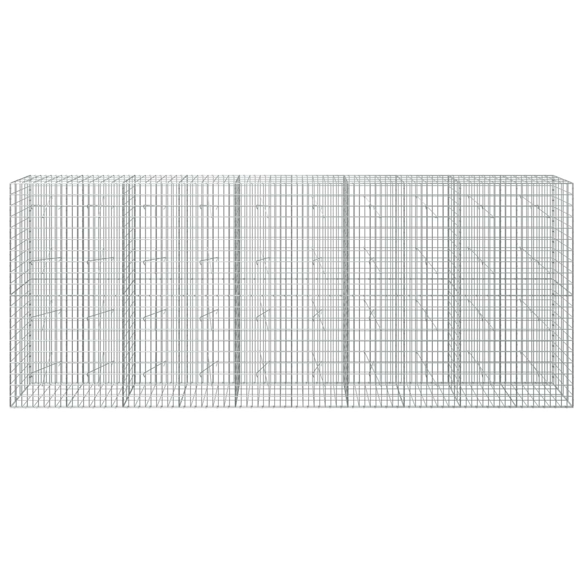 Gabionas su 5 mm Viela ir 5x10 cm Tinkleliu 500x20x200 cm