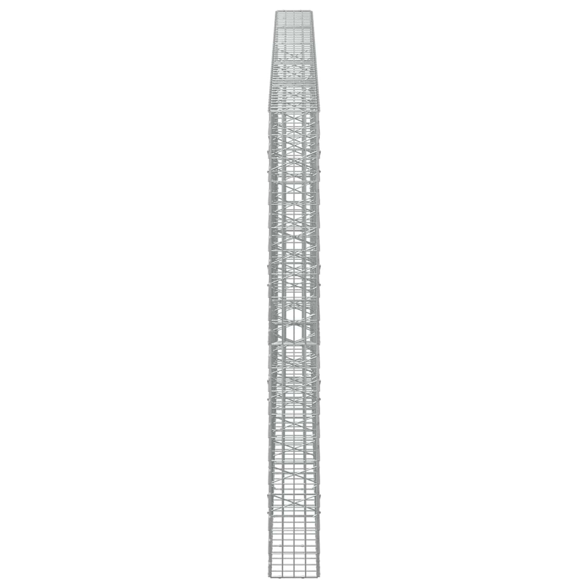 Gabionas su 5 mm Viela ir 5x10 cm Tinkleliu 500x20x200 cm