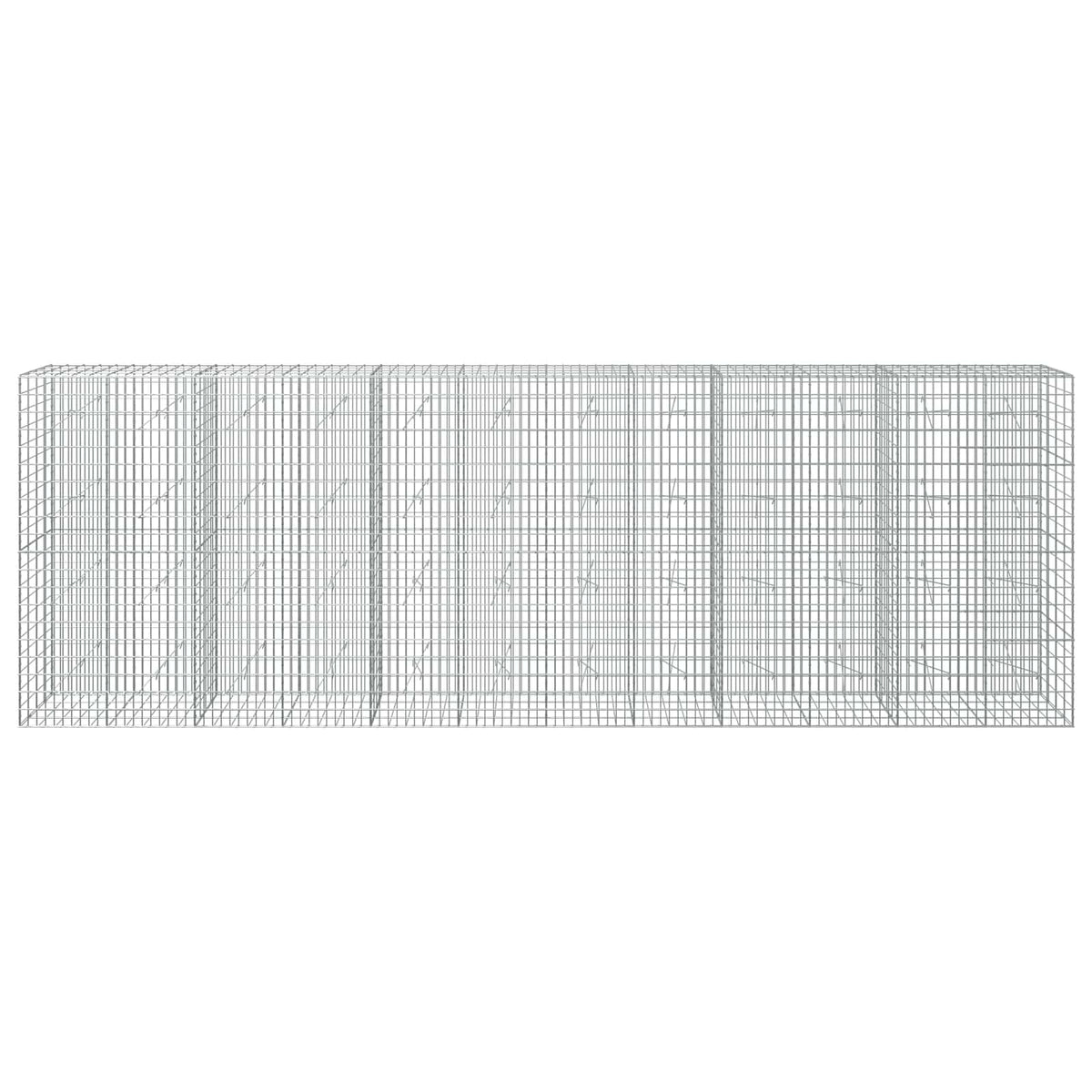 Gabionas su 5 mm viela ir 5x10 cm tinkleliu 700x20x200 cm