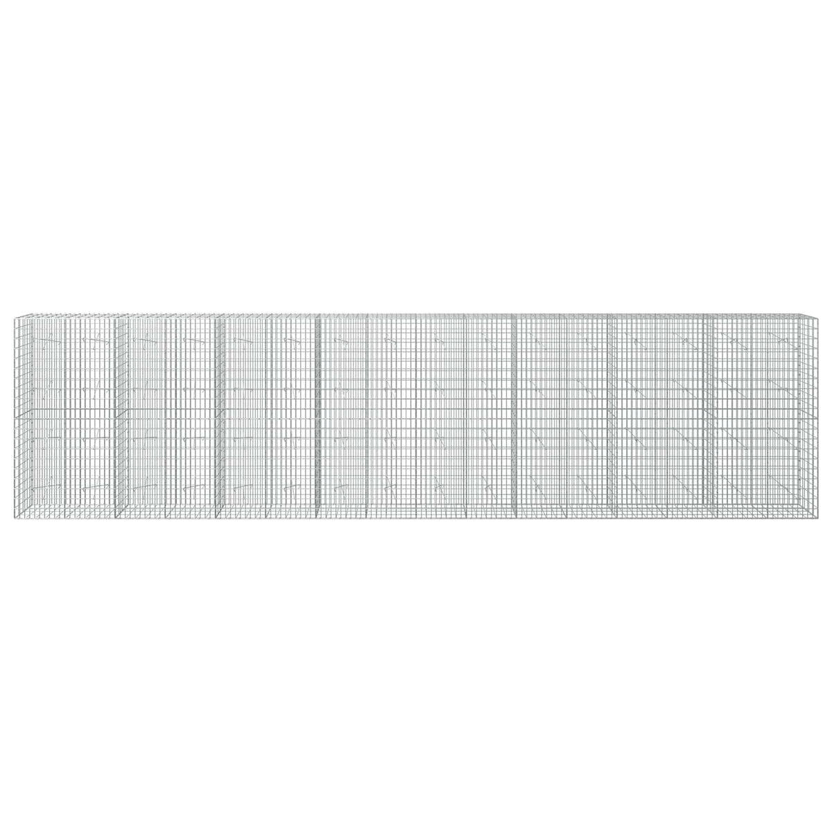 Gabionas su 5 mm Viela ir 5x10 cm Tinkleliu 800x20x200 cm