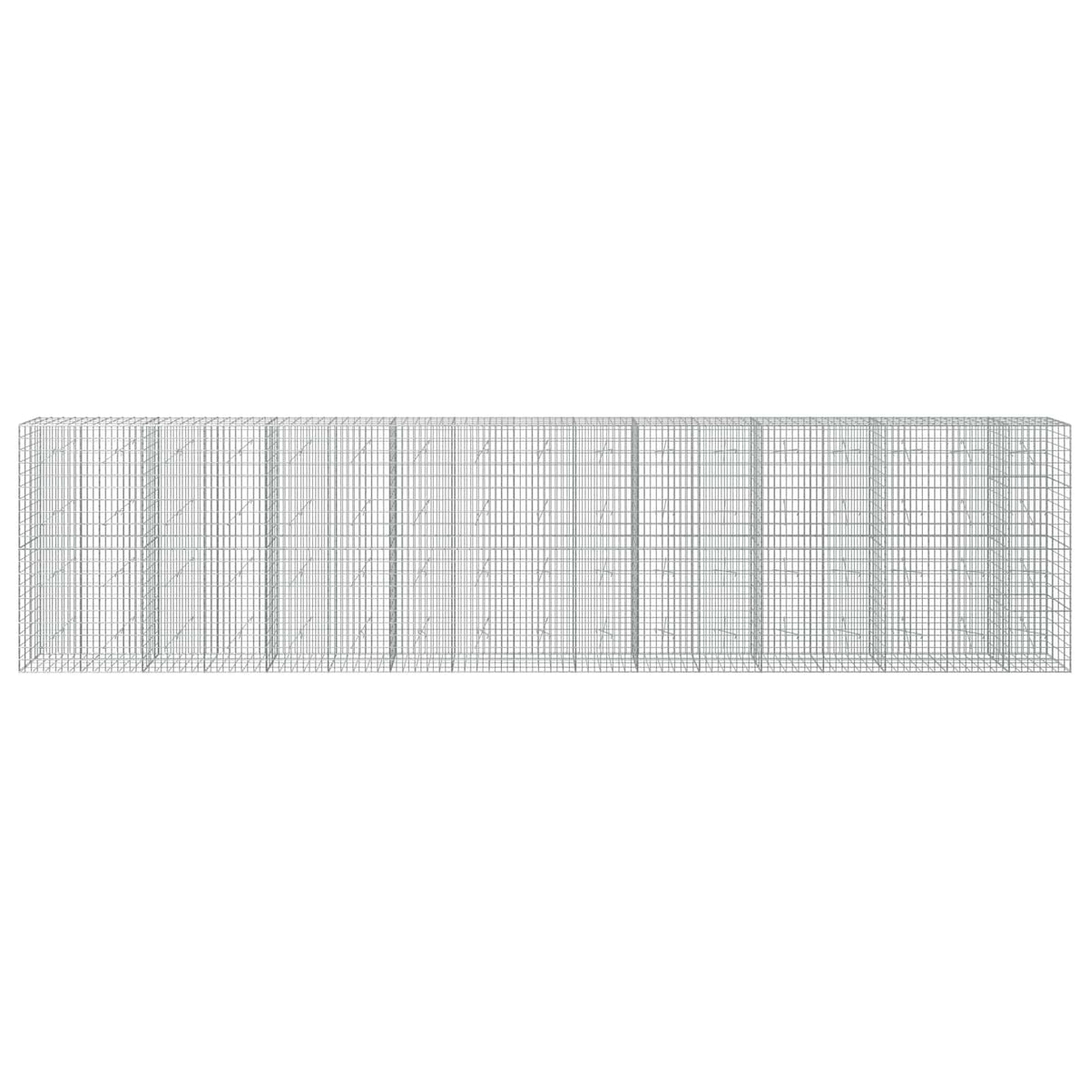 Gabionas su 5 mm viela ir 5x10 cm tinkleliu 850x20x200 cm