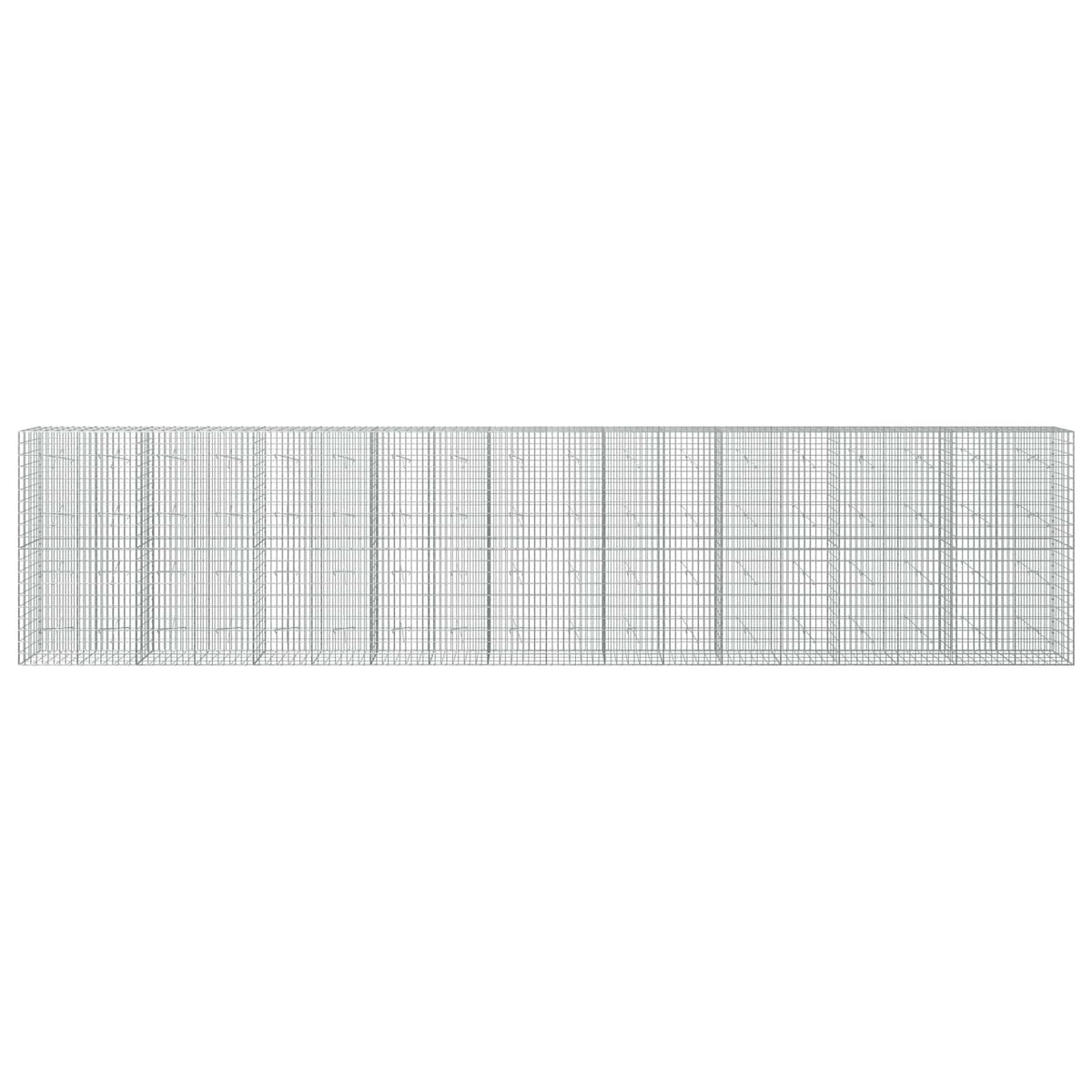 Gabionas su 5 mm Viela ir 5x10 cm Tinkleliu 900x20x200 cm