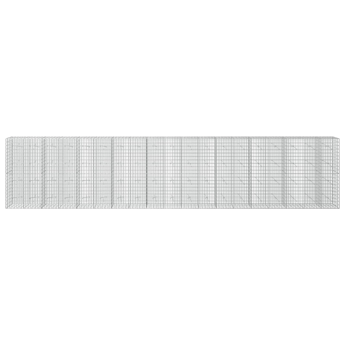 Gabionas su 5 mm Viela ir 5x10 cm Tinkleliu 950x20x200 cm