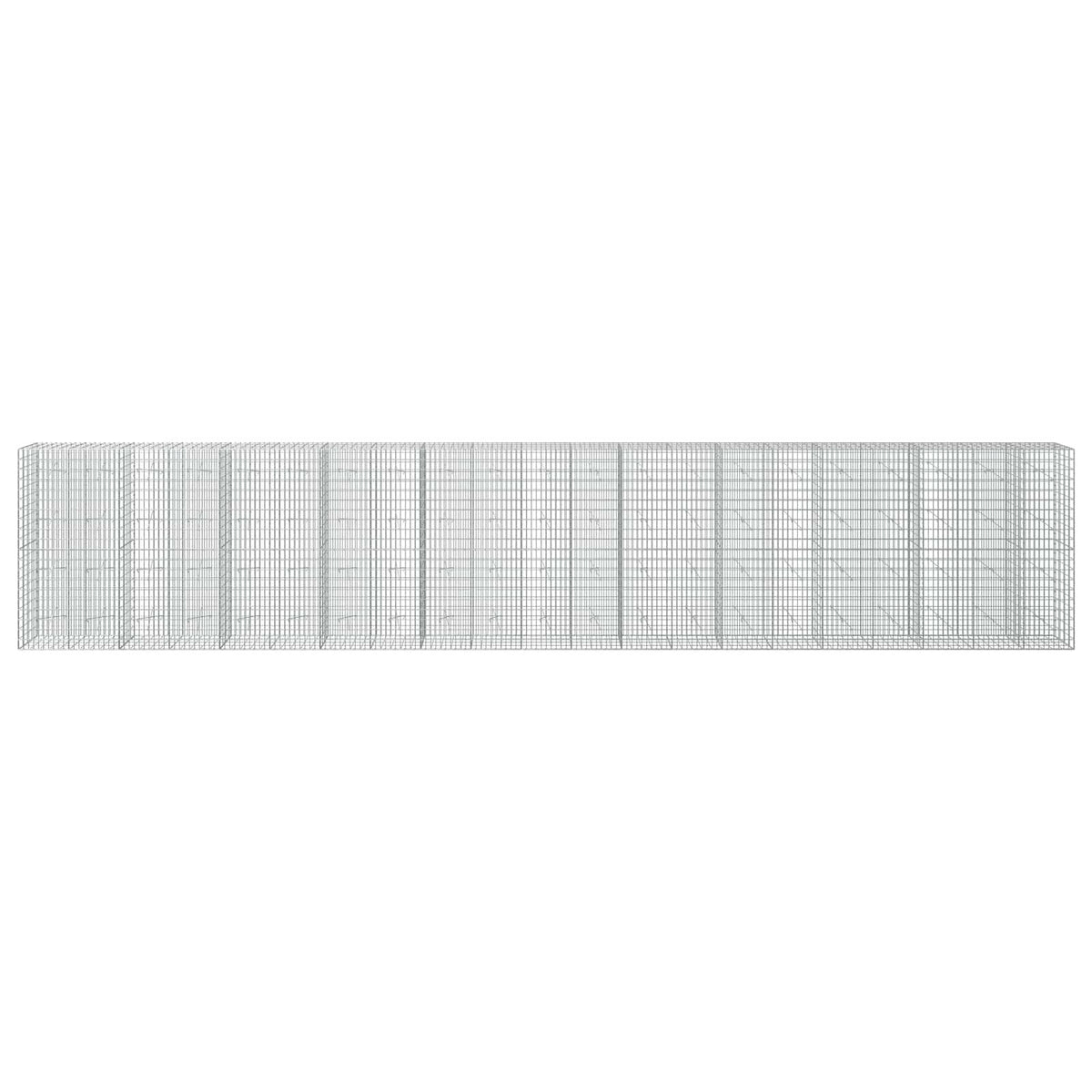 Gabionas su 5 mm Viela ir 5x10 cm Tinkleliu 1050x20x200 cm