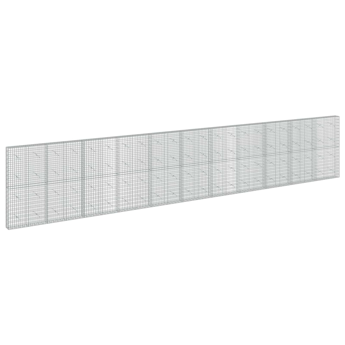 Gabionas su 5 mm Viela ir 5x10 cm Tinkleliu 1100x20x200 cm