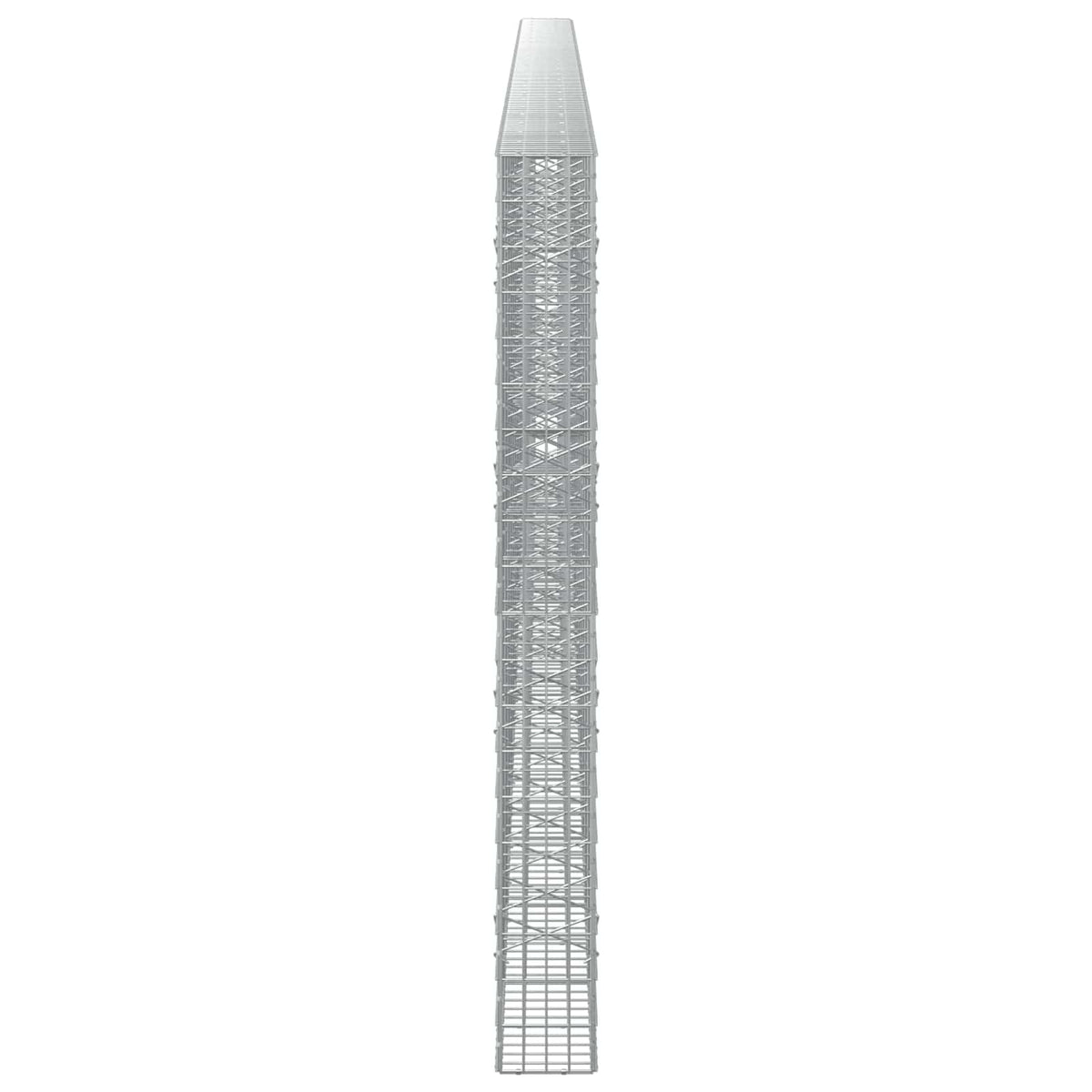 Gabionas su 5 mm Viela ir 5x10 cm Tinkleliu 1200x20x200 cm