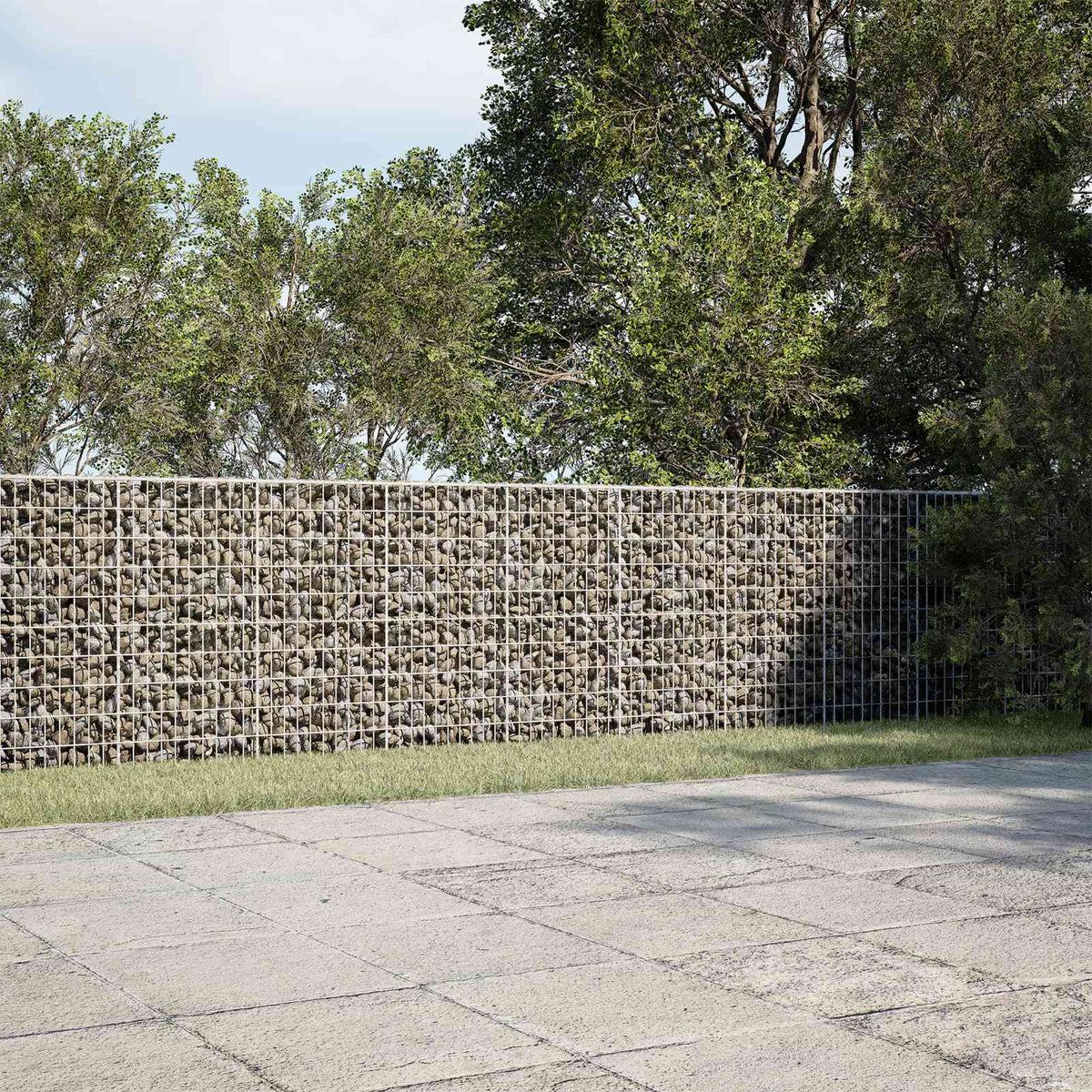 Gabionas su 5 mm Viela ir 5x10 cm Tinkleliu 750x30x100 cm