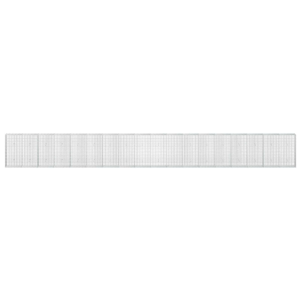 Gabionas su 5 mm Viela ir 5x10 cm Tinkleliu 900x30x100 cm