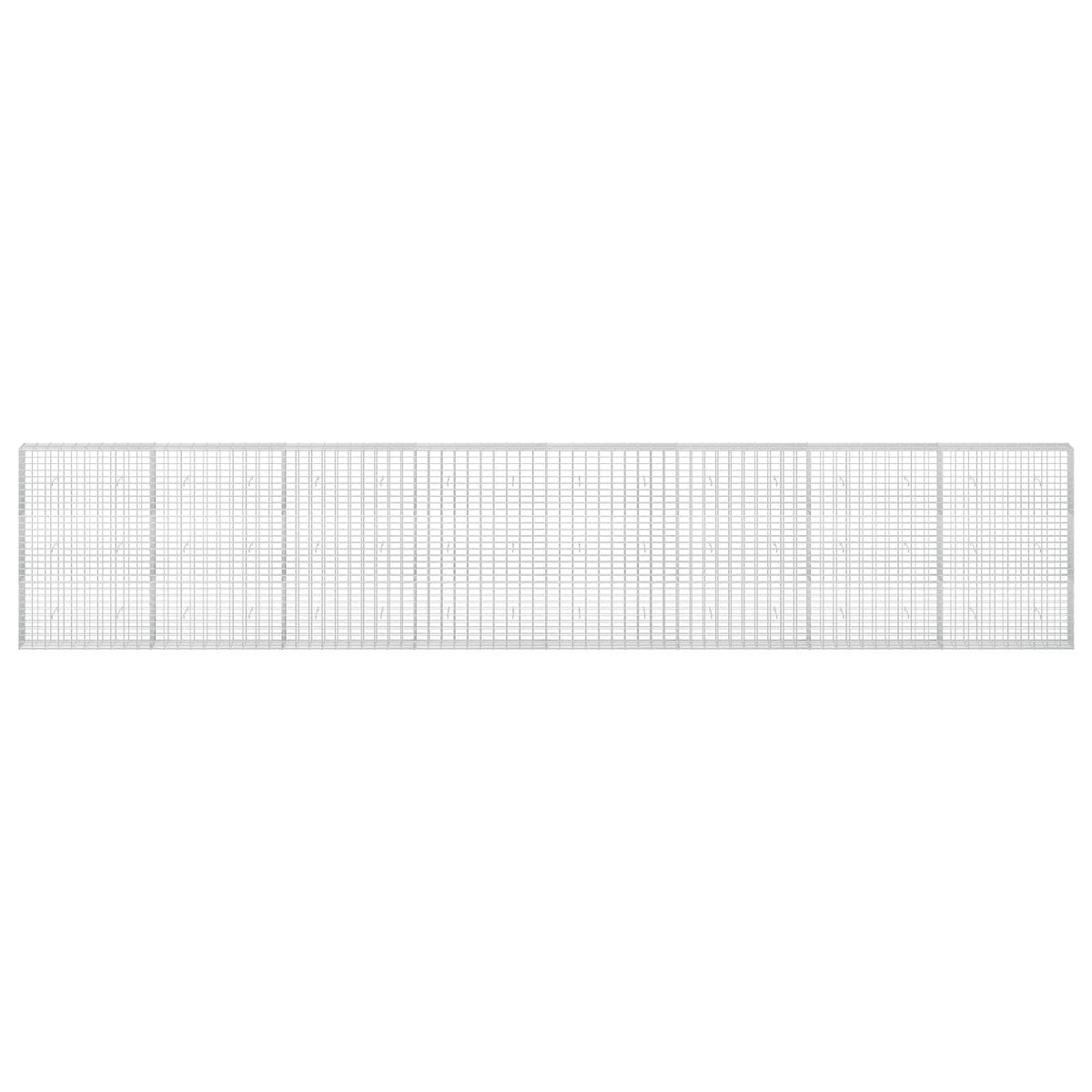 Gabionas su 5 mm Viela ir 5x10 cm Tinkleliu 800x30x150 cm