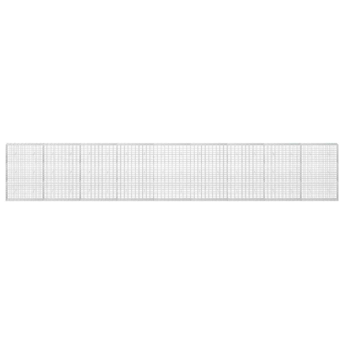 Gabionas su 5 mm Viela ir 5x10 cm Tinkleliu 900x30x150 cm