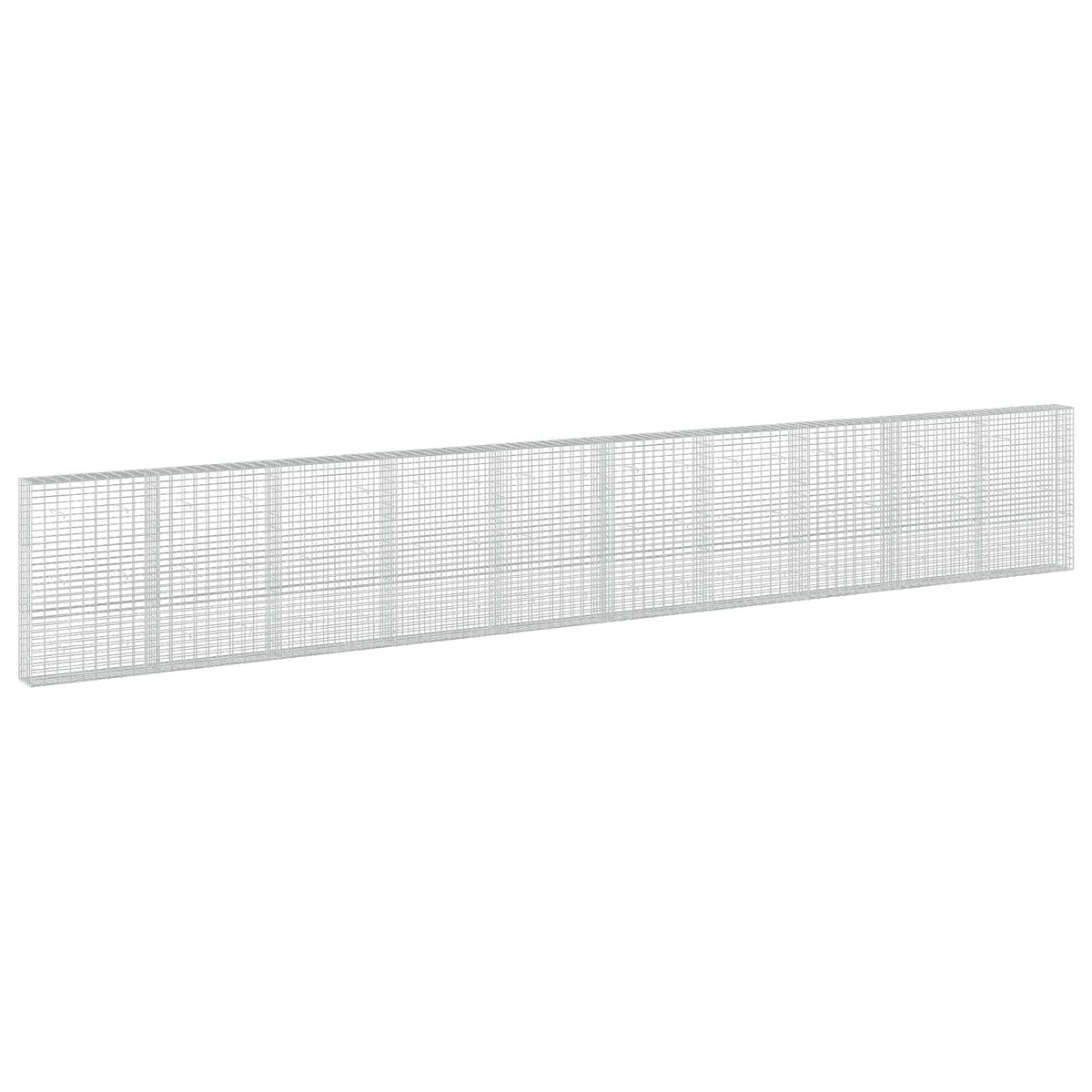 Gabionas su 5 mm Viela ir 5x10 cm Tinkleliu 1000x30x150 cm