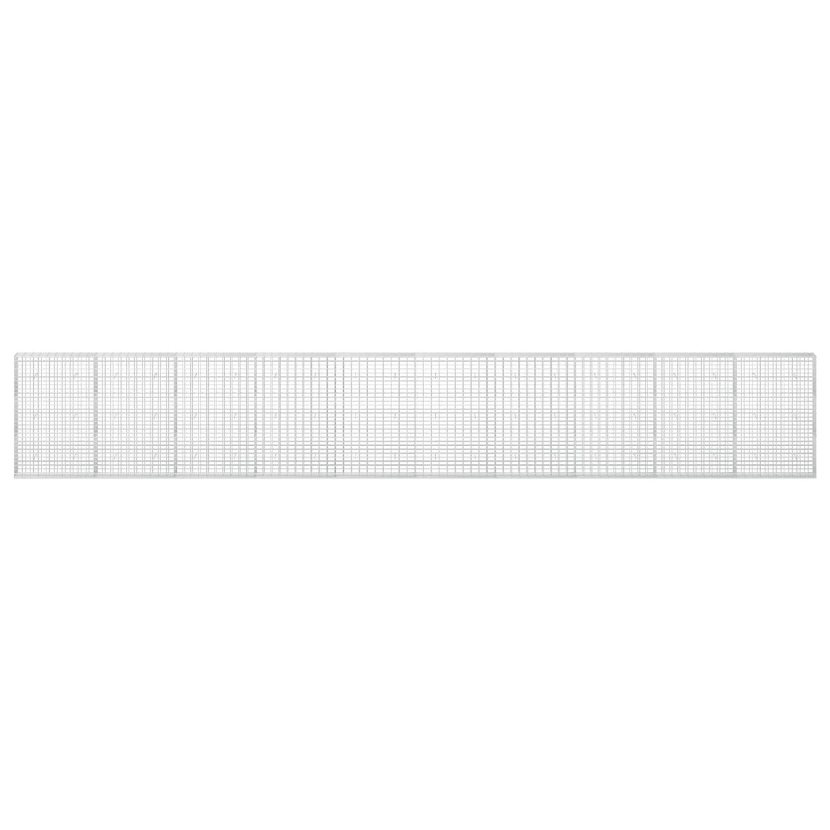 Gabionas su 5 mm Viela ir 5x10 cm Tinkleliu 1000x30x150 cm