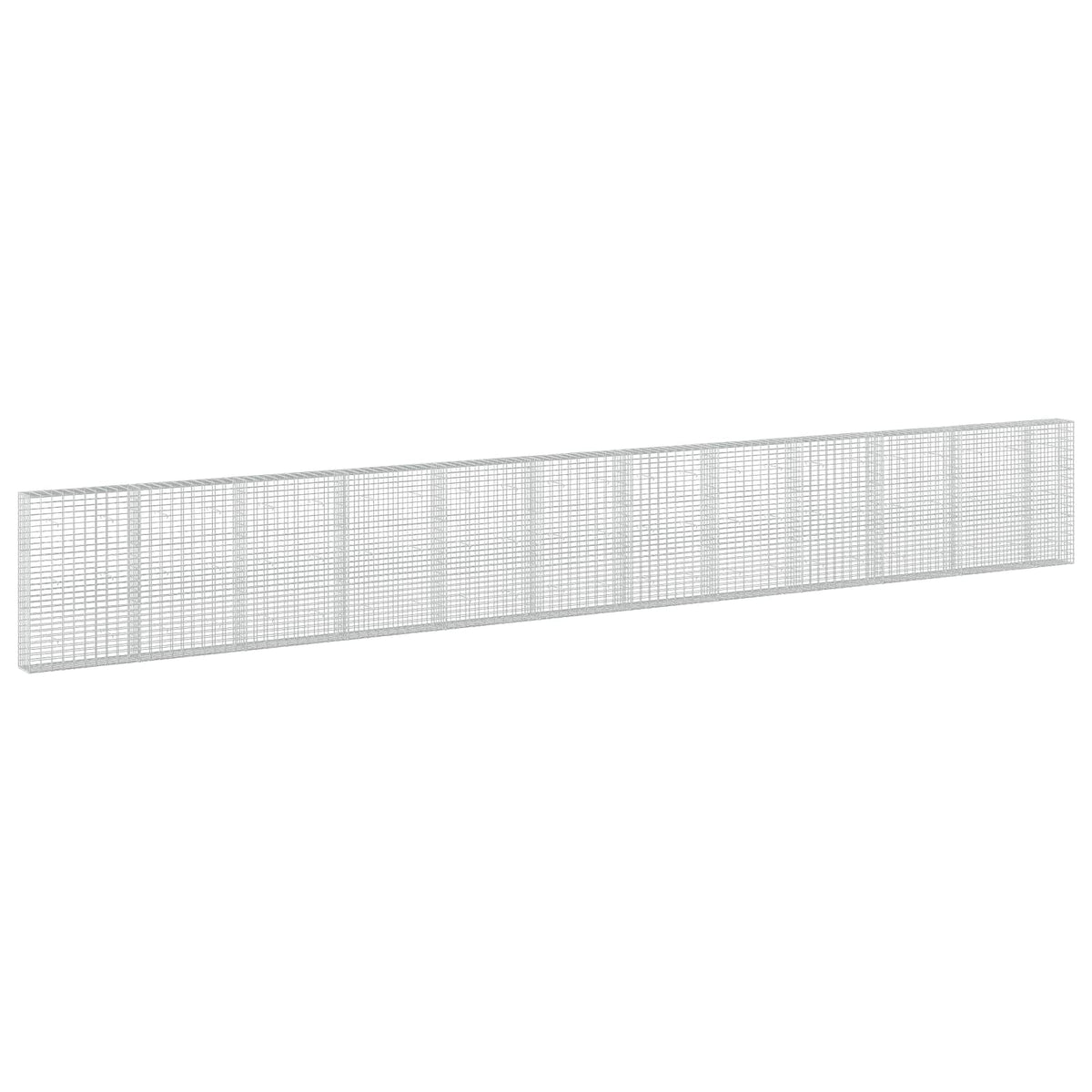 Gabionas su 5 mm viela ir 5x10 cm tinkleliu 1150x30x150 cm