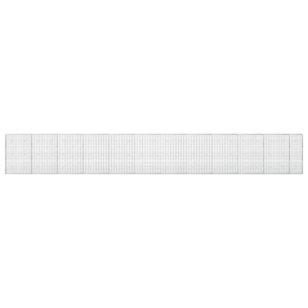 Gabionas su 5 mm viela ir 5x10 cm tinkleliu 1150x30x150 cm