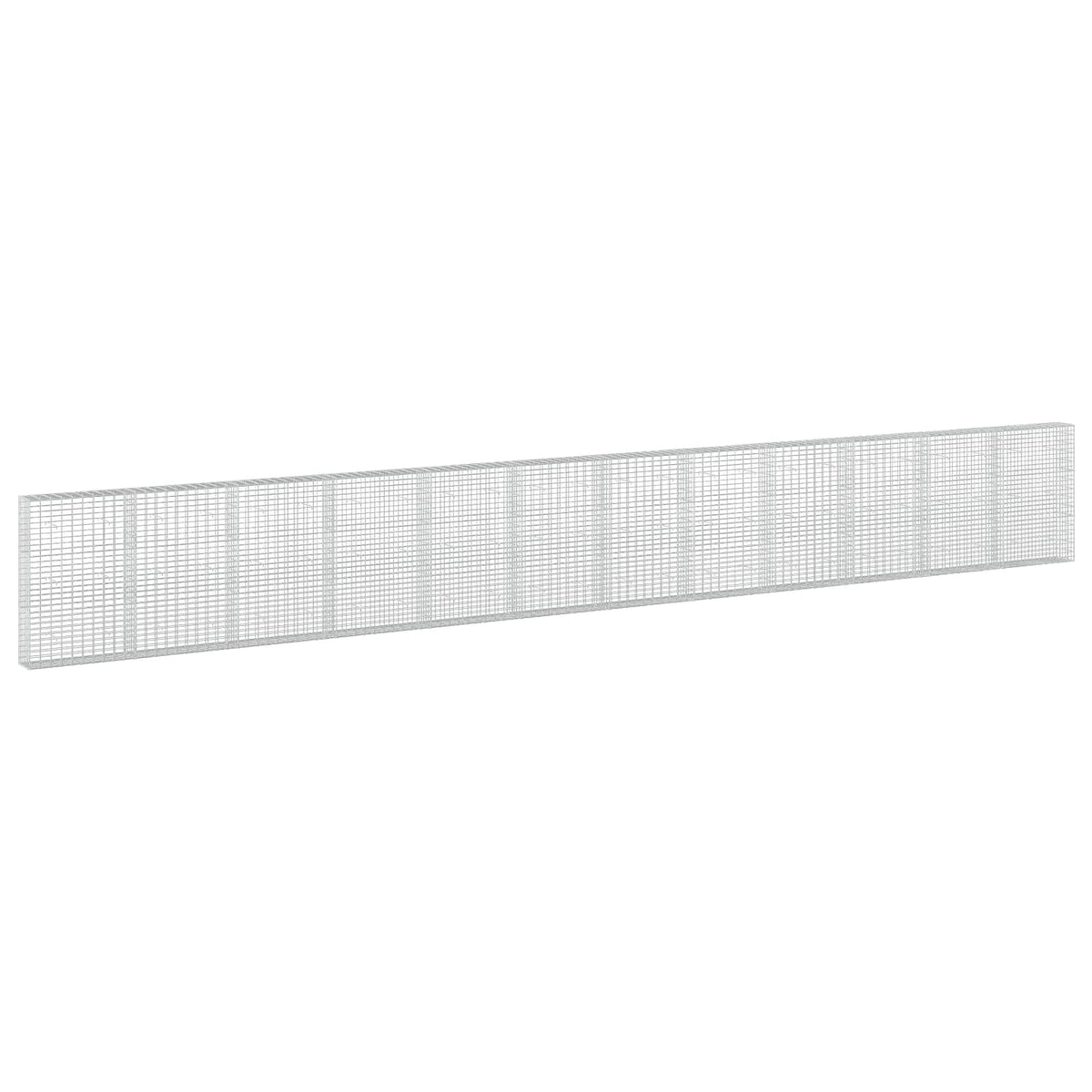 Gabionas su 5 mm Viela ir 5x10 cm Tinkleliu 1200x30x150 cm