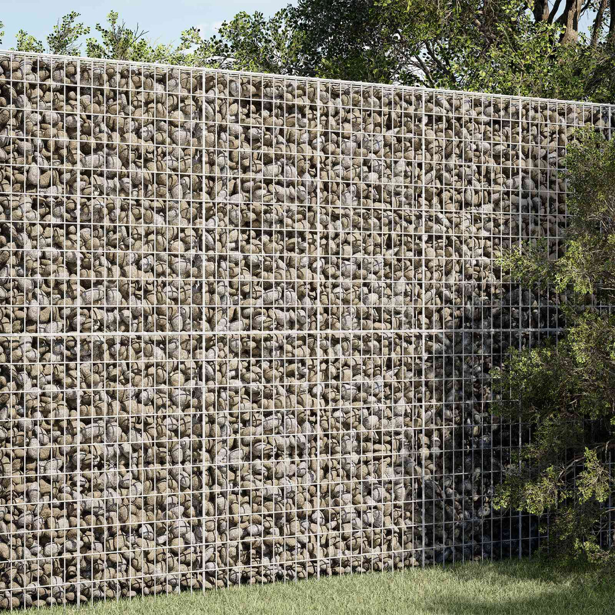Gabionas su 5 mm Viela ir 5x10 cm Tinkleliu 100x30x200 cm