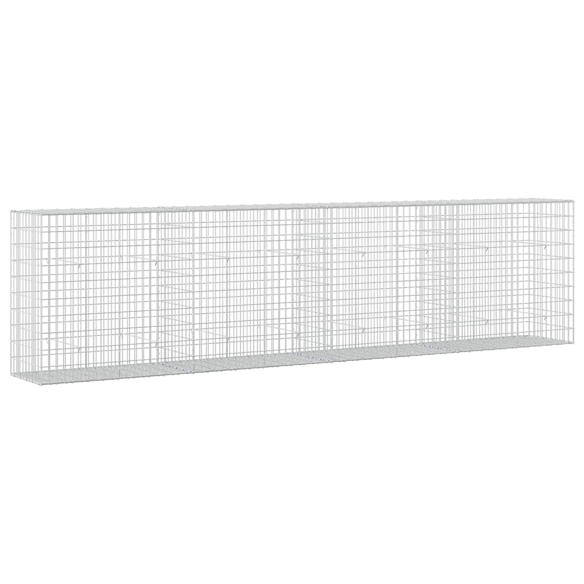 Gabionas su 5 mm Viela ir 5x10 cm Tinkleliu 400x50x100 cm