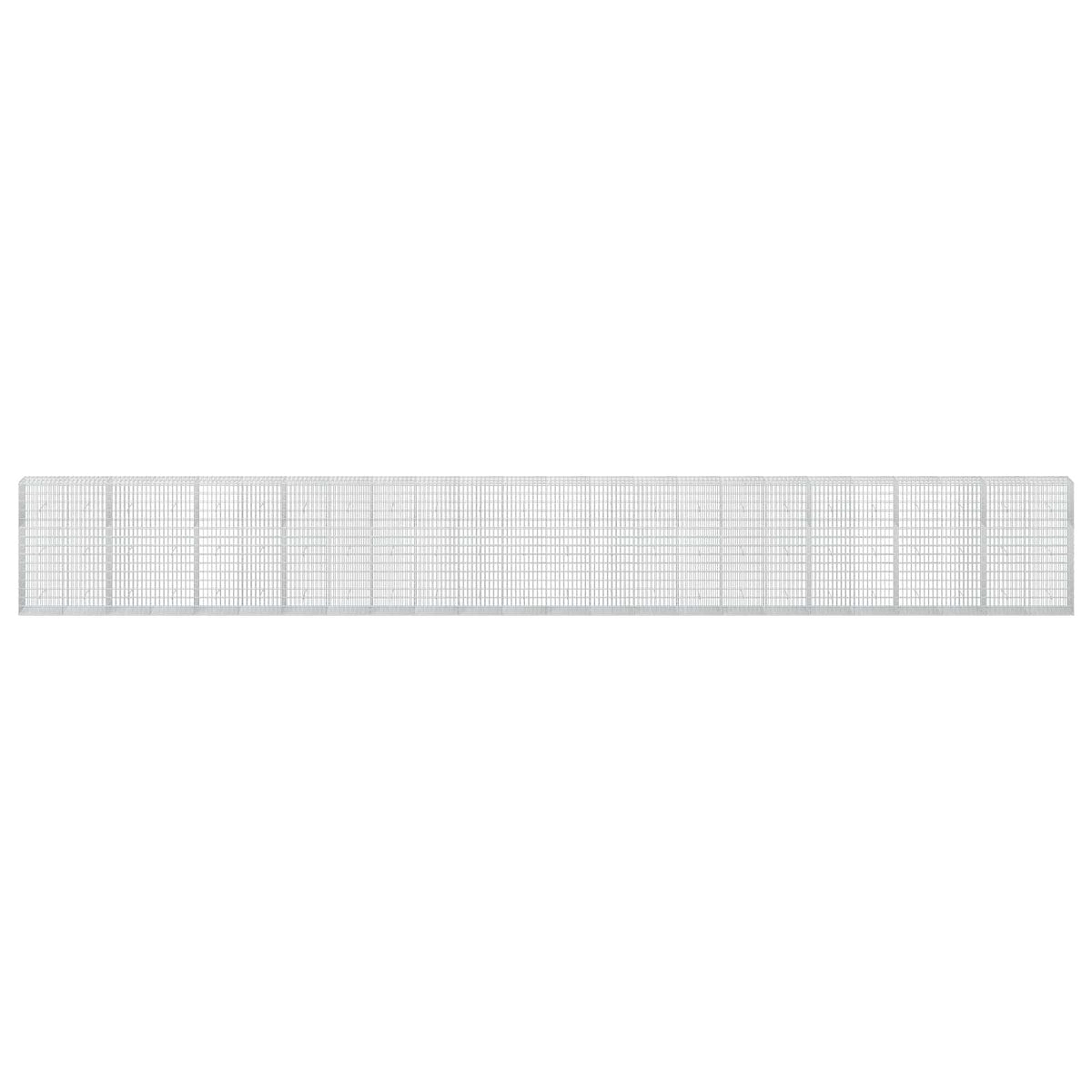 Gabionas su 5 mm viela ir 5x10 cm tinkleliu 1200x50x150 cm
