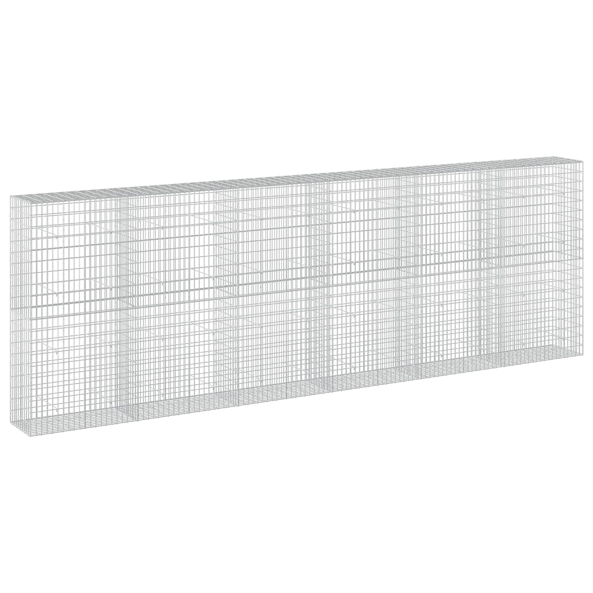 Gabionas su 5 mm Viela ir 5x10 cm Tinkleliu 600x50x200 cm