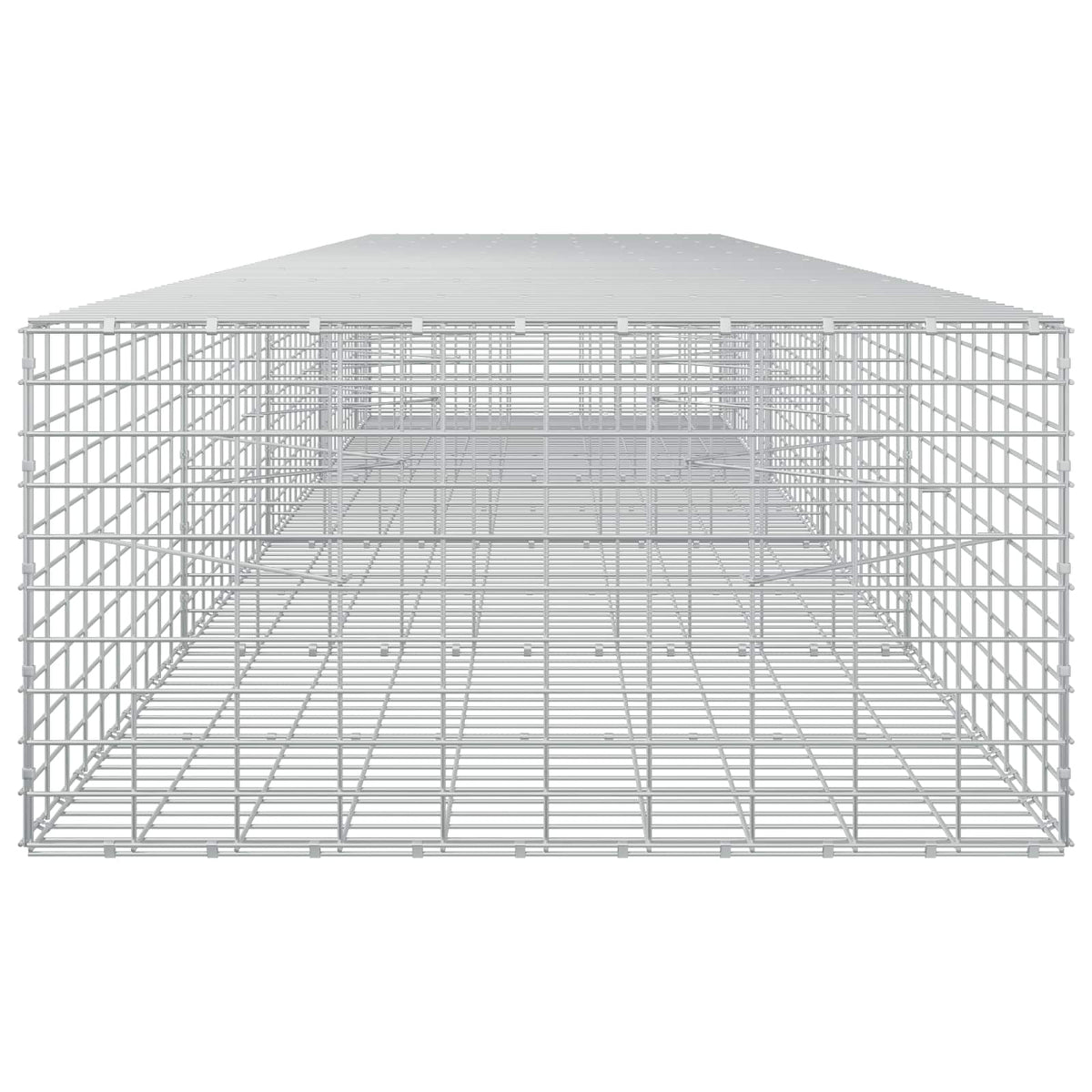 Gabionas su 5 mm viela ir 5x10 cm tinkleliu 450x100x50 cm