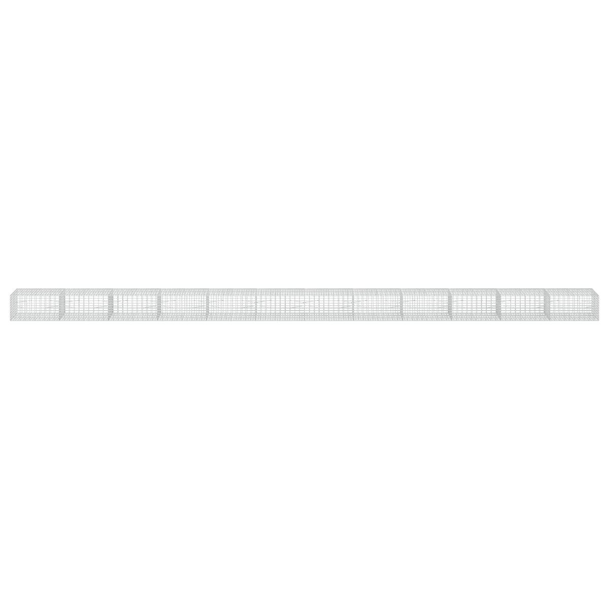 Gabionas su 5 mm viela ir 5x10 cm tinkleliu 1200x100x50 cm