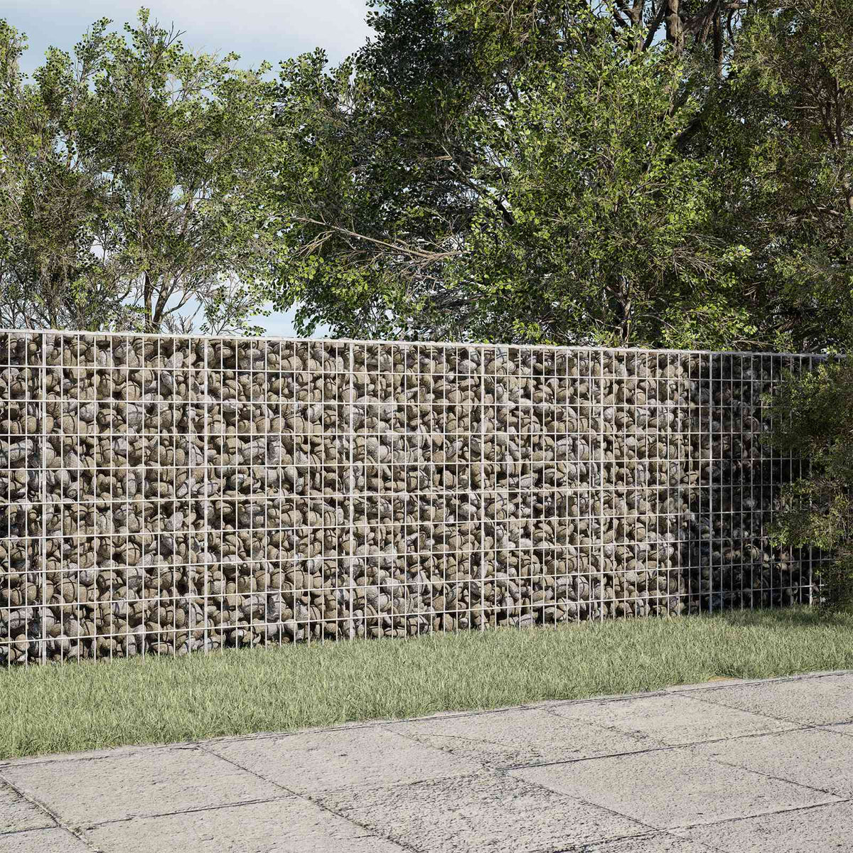 Gabionas su 5 mm Viela ir 5x10 cm Tinkleliu 250x100x100 cm