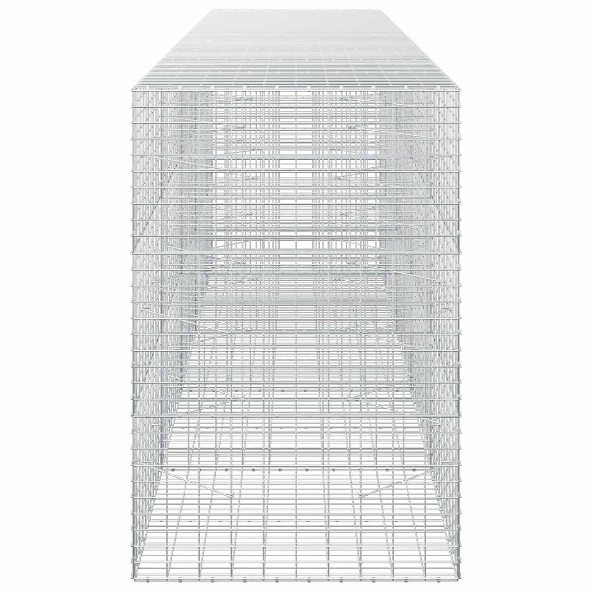 Gabionas su 5 mm viela ir 5x10 cm tinkleliu 450x100x150 cm