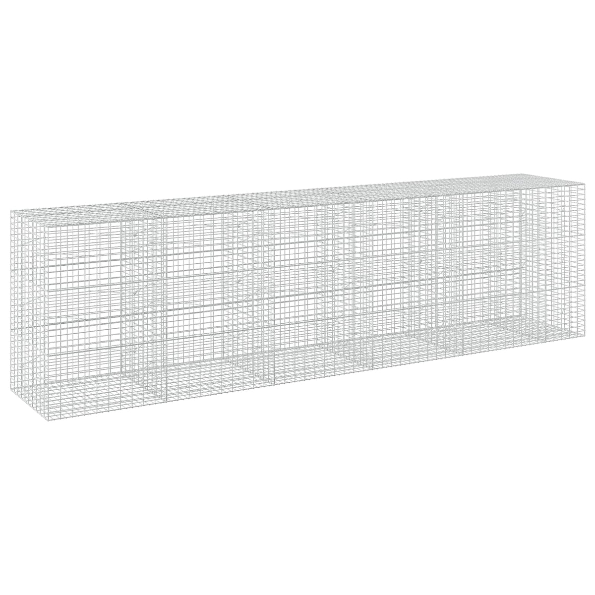 Gabionas su 5 mm viela ir 5x10 cm tinkleliu 550x100x150 cm