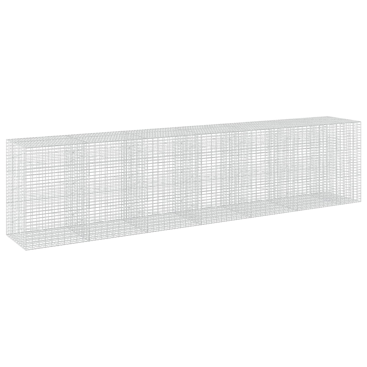 Gabionas su 5 mm viela ir 5x10 cm tinkleliu 650x100x150 cm