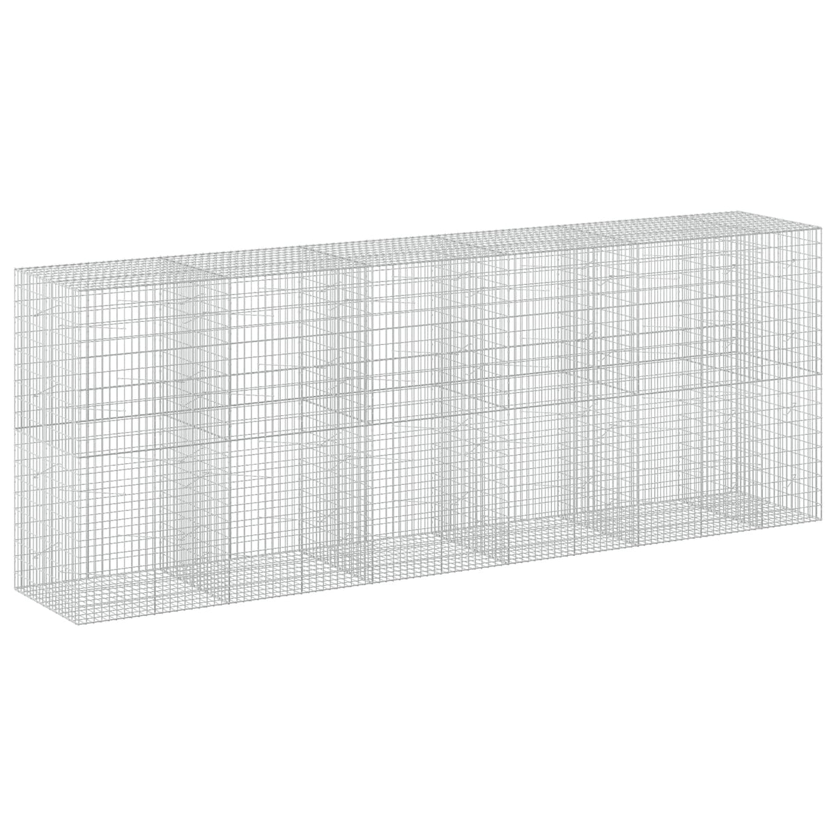 Gabionas su 5 mm Viela ir 5x10 cm Tinkleliu 550x100x200 cm