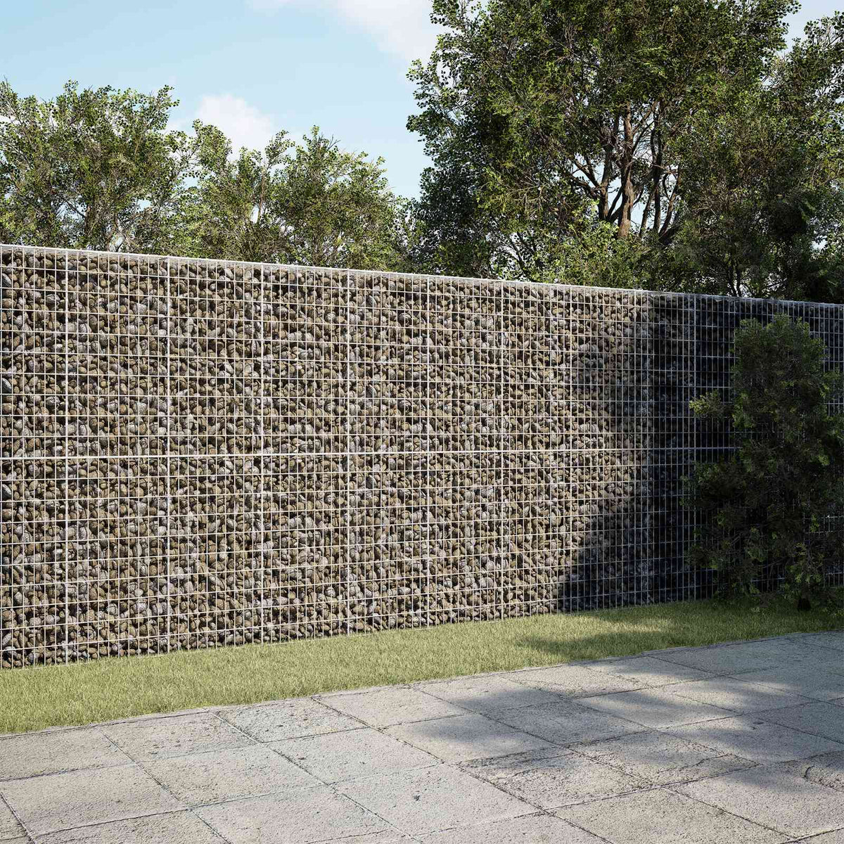 Gabionas su 5 mm viela ir 5x10 cm tinkleliu 600x100x200 cm