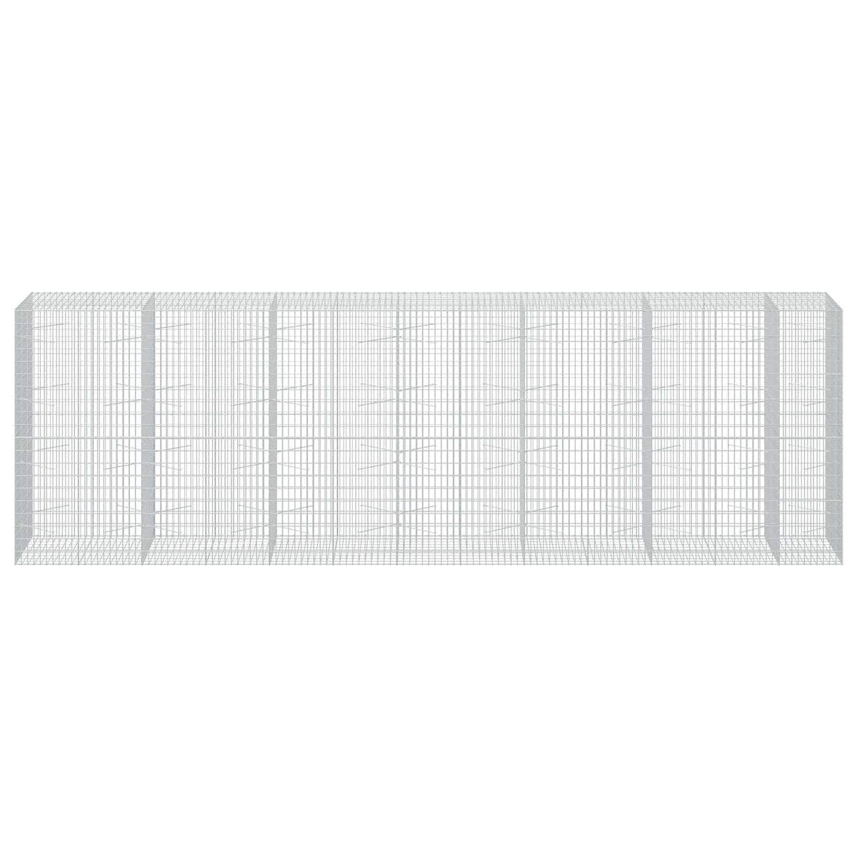Gabionas su 5 mm viela ir 5x10 cm tinkleliu 650x100x200 cm