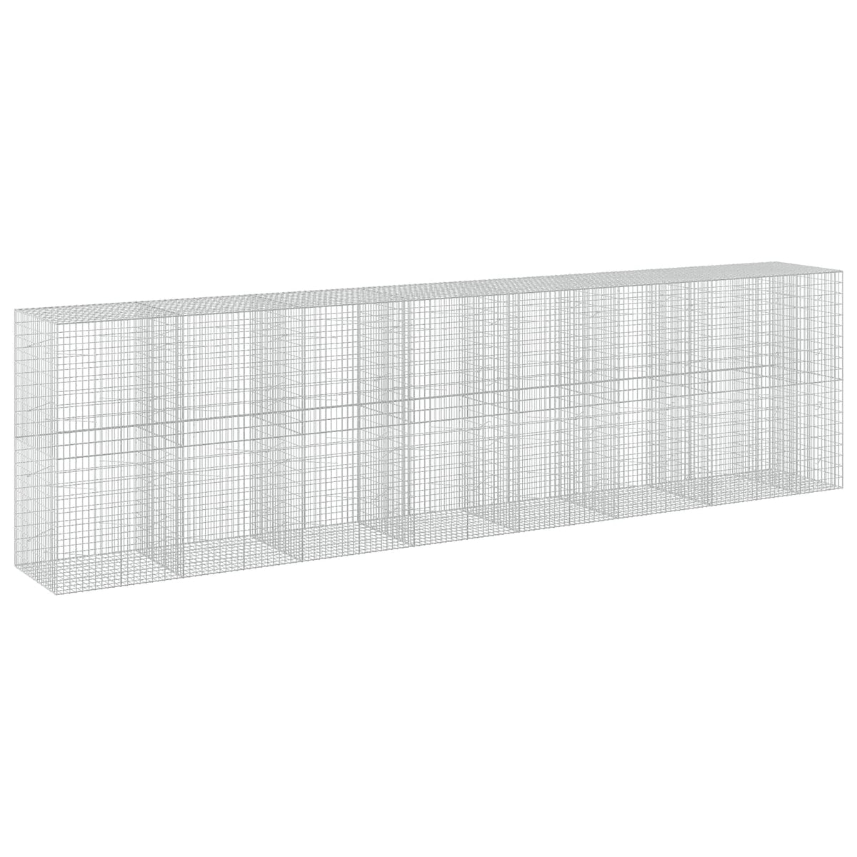 Gabionas su 5 mm Viela ir 5x10 cm Tinkleliu 750x100x200 cm