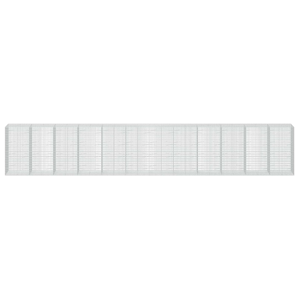 Gabionas su 5 mm viela ir 5x10 cm tinkleliu 1200x100x200 cm