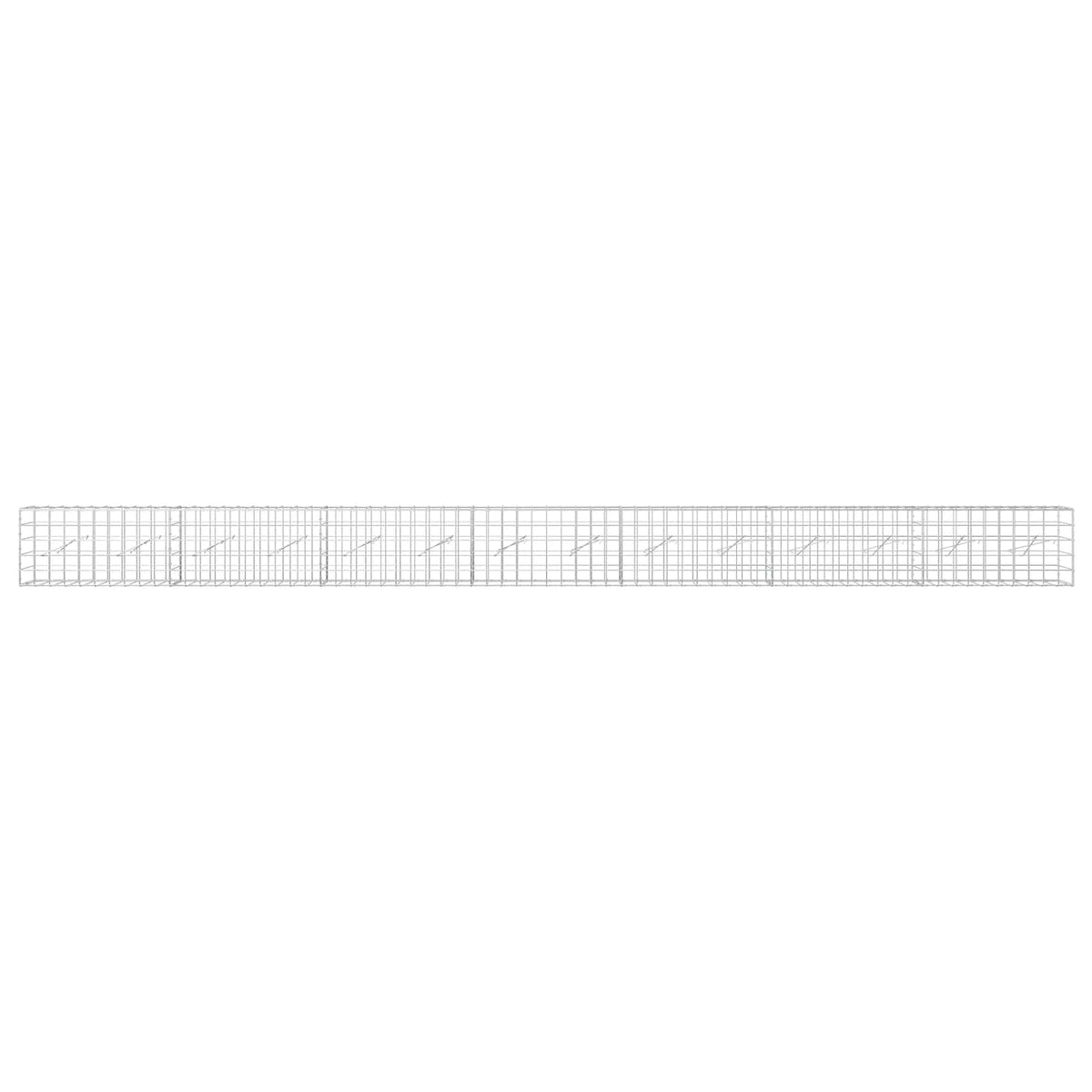 Gabionas su 5 mm viela ir 10x10 cm tinkleliu 700x10x50 cm
