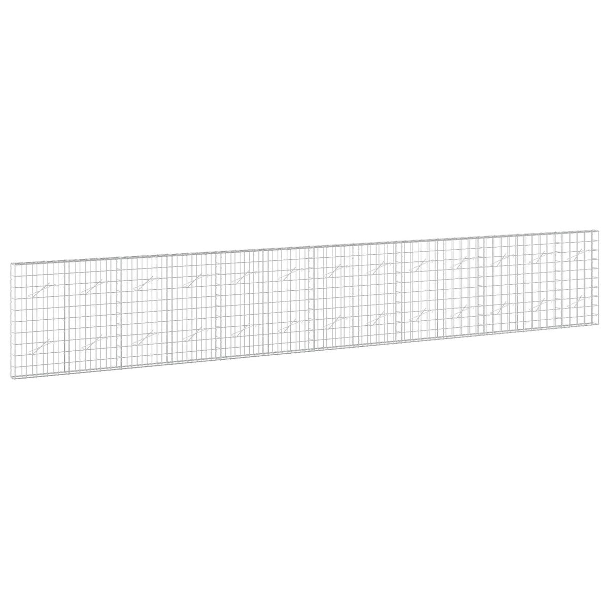Gabionas su 5 mm viela ir 10x10 cm tinkleliu 650x10x100 cm